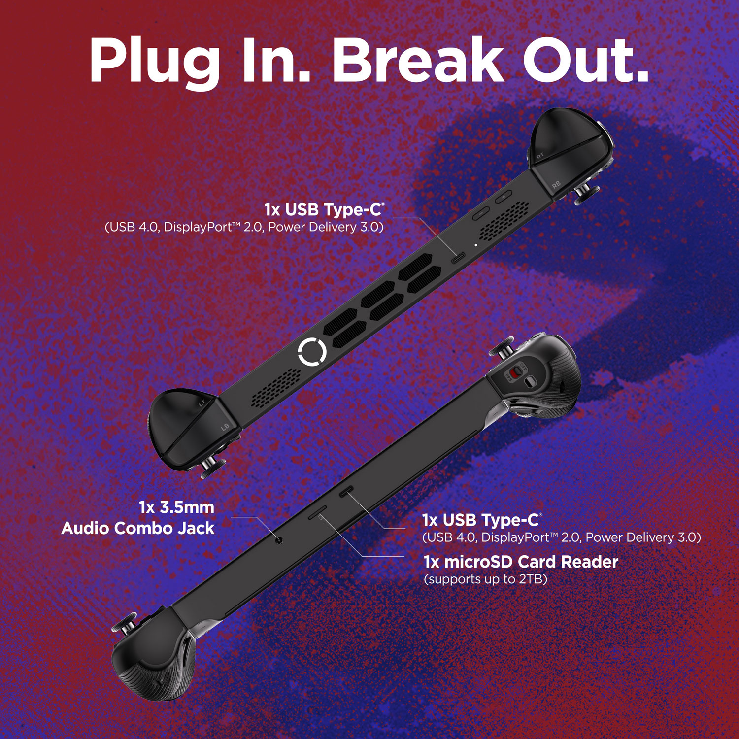 Console de jeu tactile WUXGA de 8,8 po Legion Go 2 de Lenovo - Noir éclipse