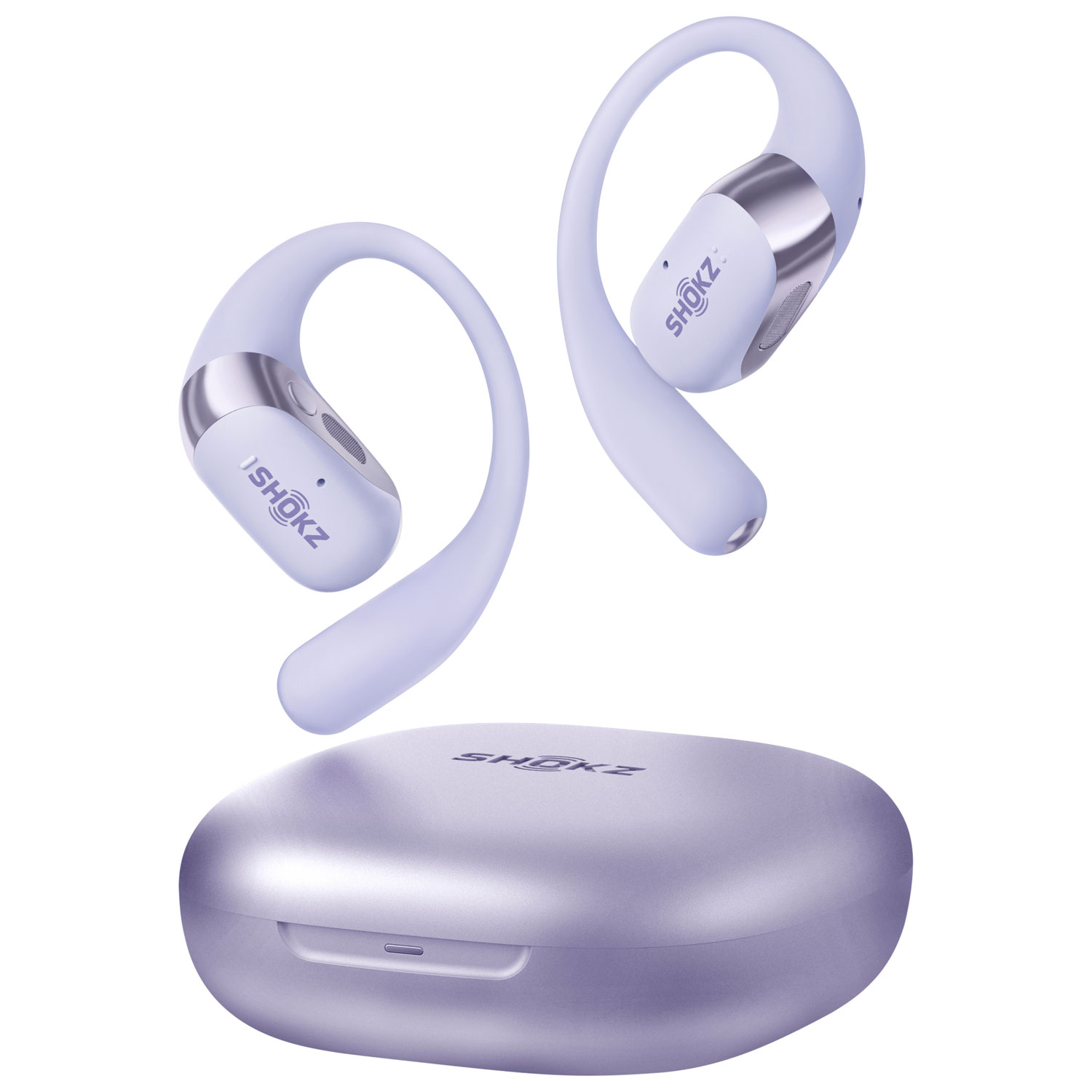 Shokz OpenFit 2+ Open-Ear True Wireless Headphones - Purple