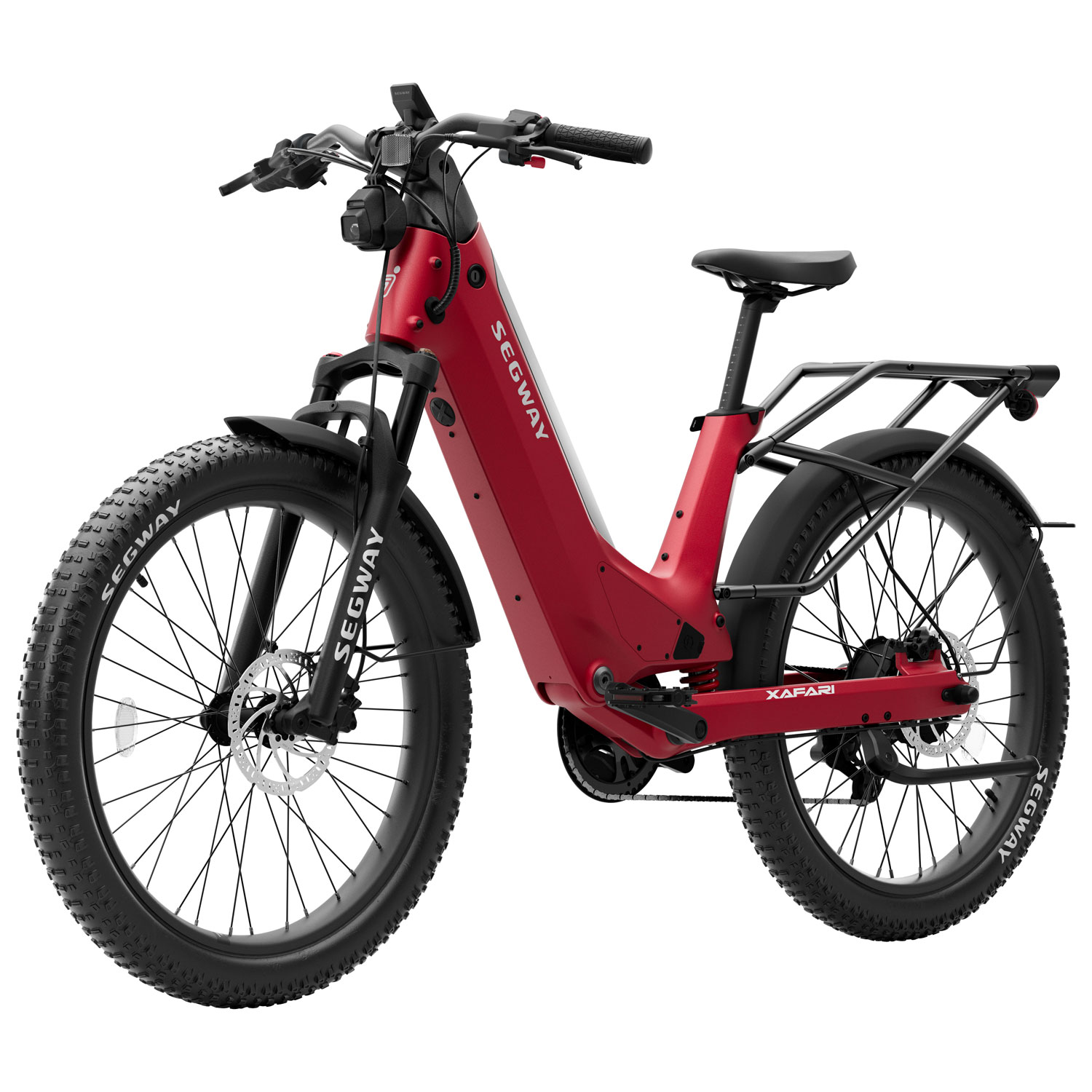 Vélo de ville électrique Xafari de Segway - Rouge