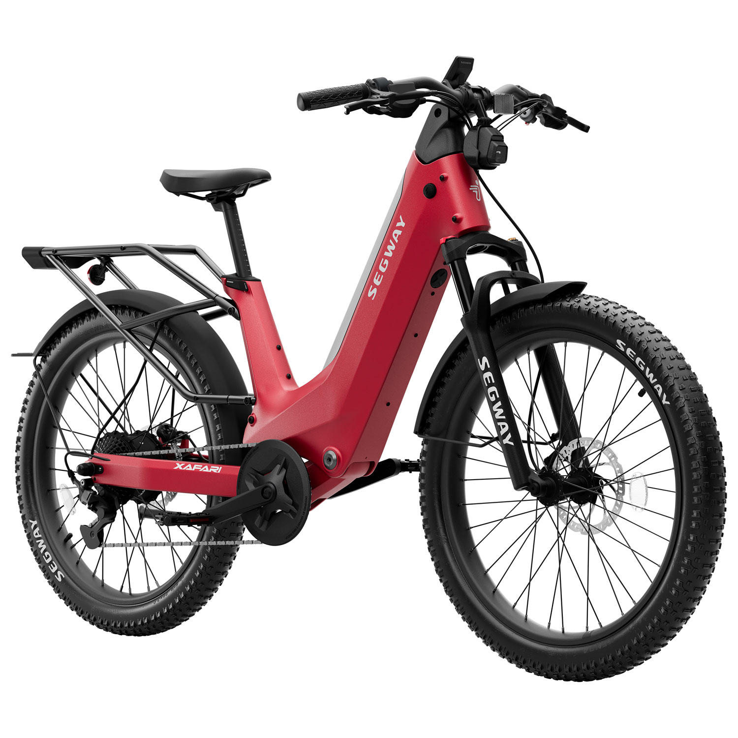 Vélo de ville électrique Xafari de Segway - Rouge