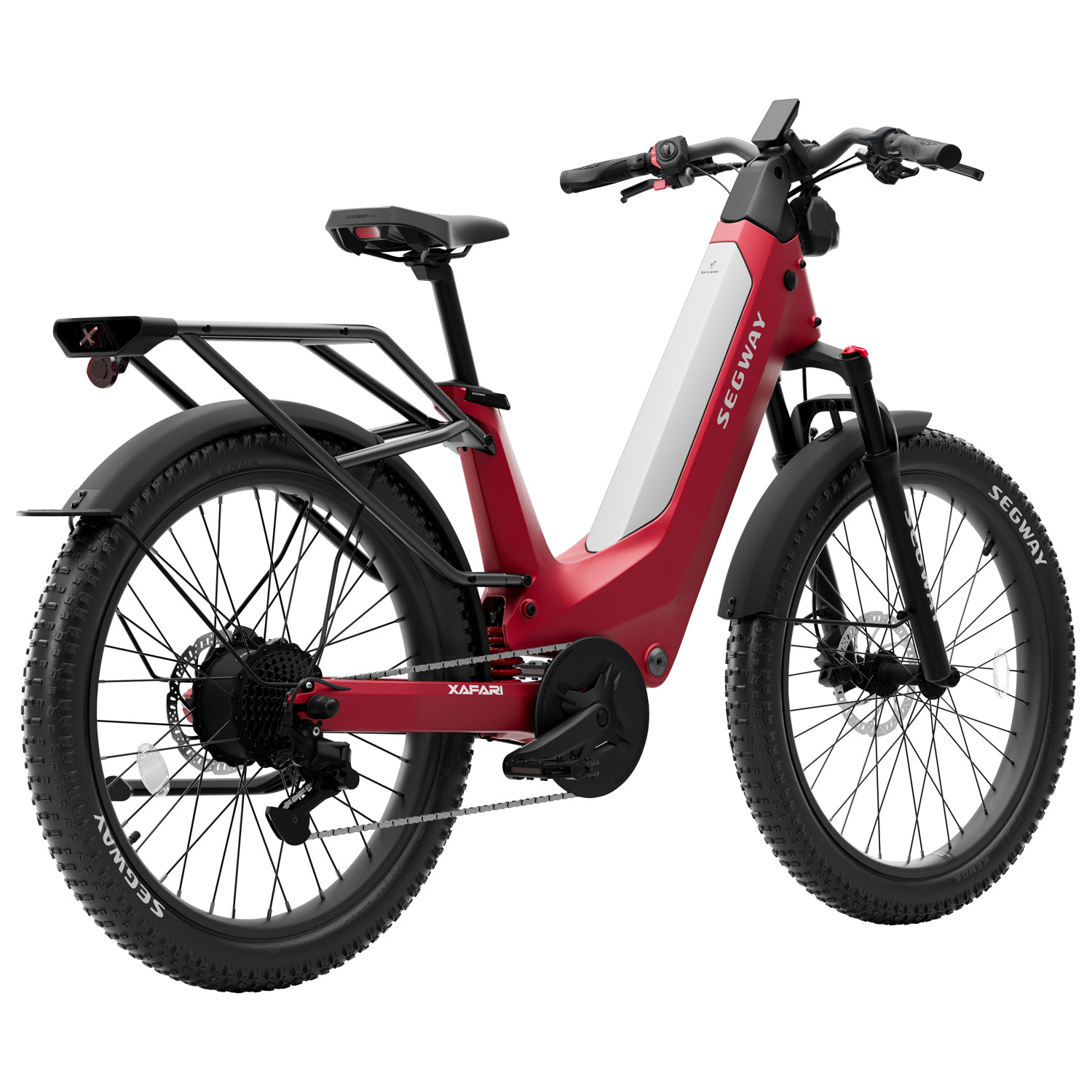 Vélo de ville électrique Xafari de Segway - Rouge