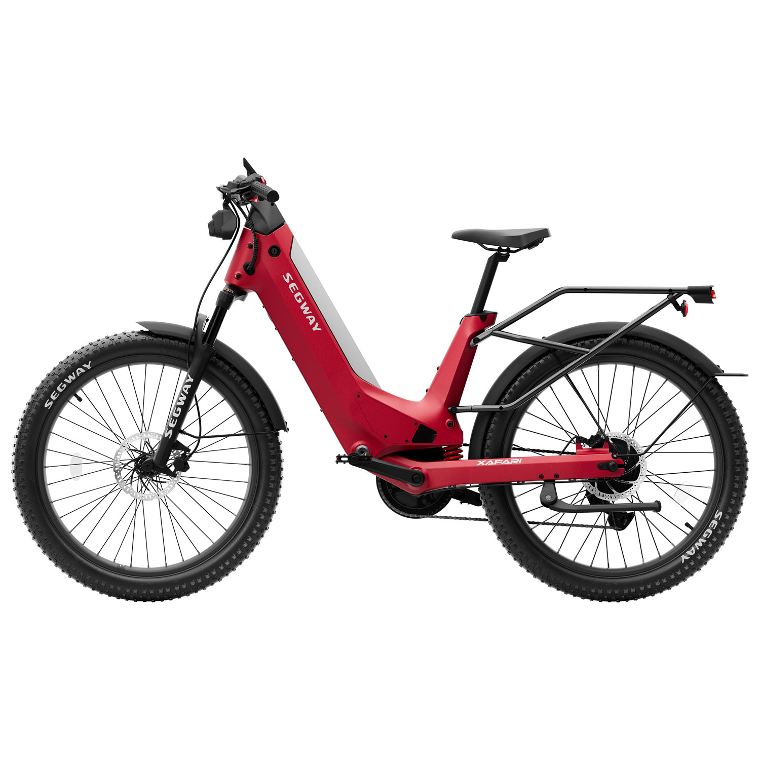 Vélo de ville électrique Xafari de Segway - Rouge