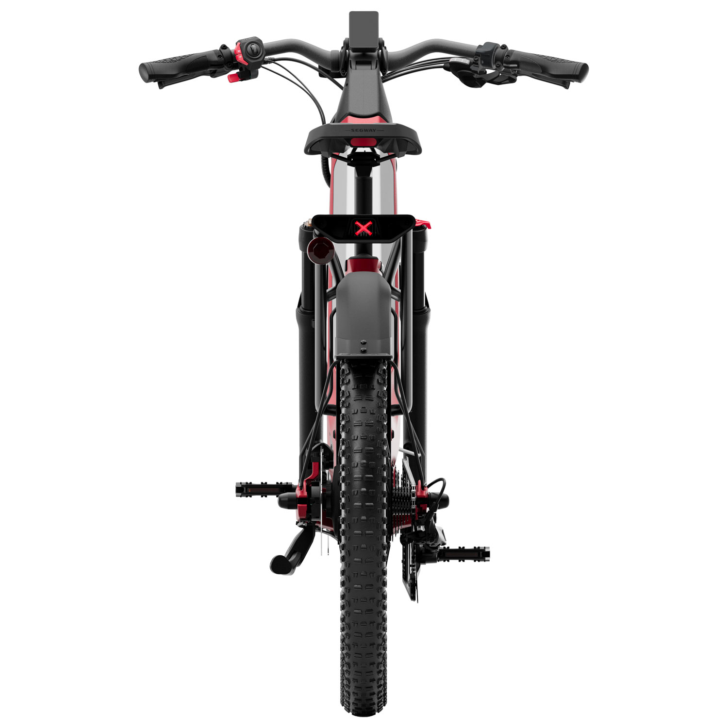 Vélo de ville électrique Xafari de Segway - Rouge