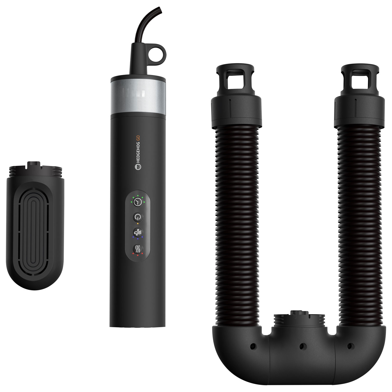 Hedgehog GO Shoe/Boot/Hair Handheld Dryer - Black Ionic