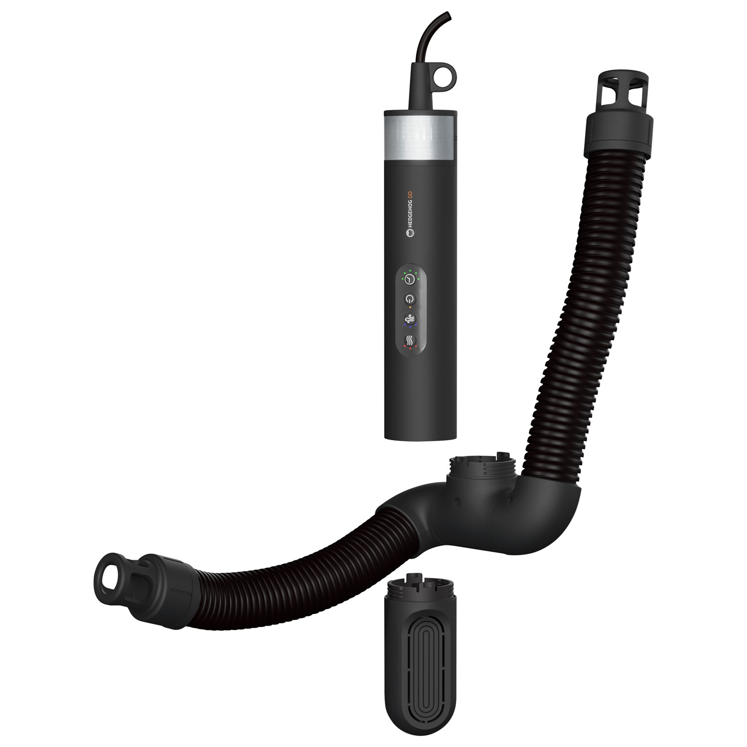 Hedgehog GO Shoe/Boot/Hair Handheld Dryer - Black Ionic