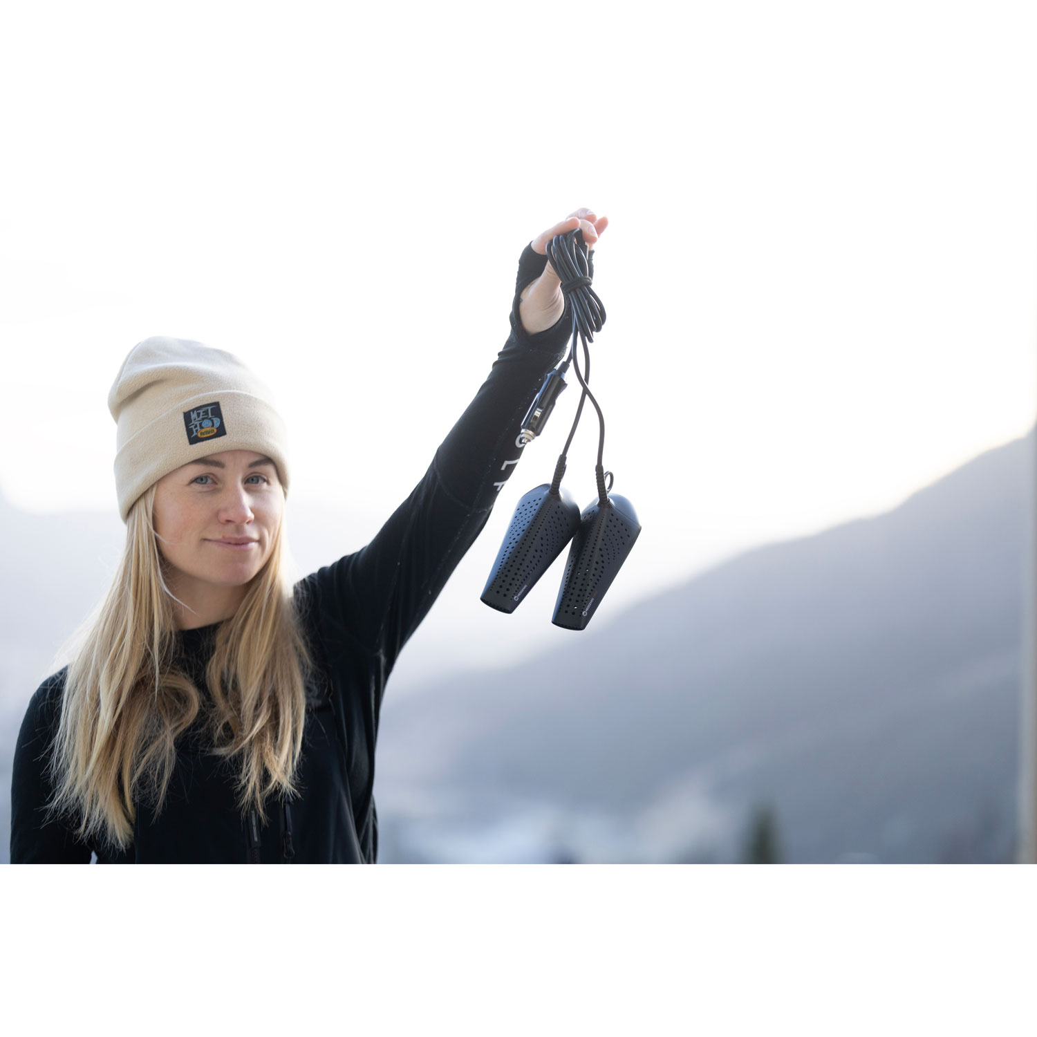 Séchoir pour chaussures, bottes et gants Drive de Hedgehog - Noir