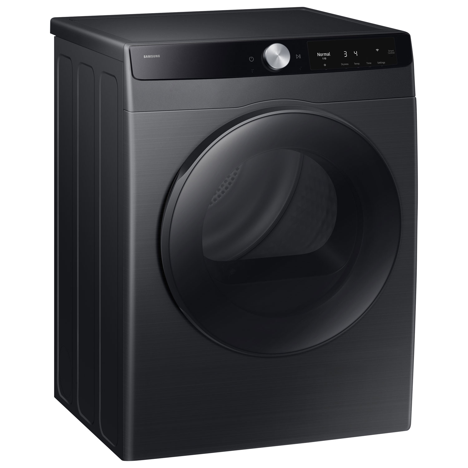 Samsung 4.0 Cu. Ft. Compact Front Load Electric Dryer with Smart Dial and Wi-Fi - Energy Star - Black