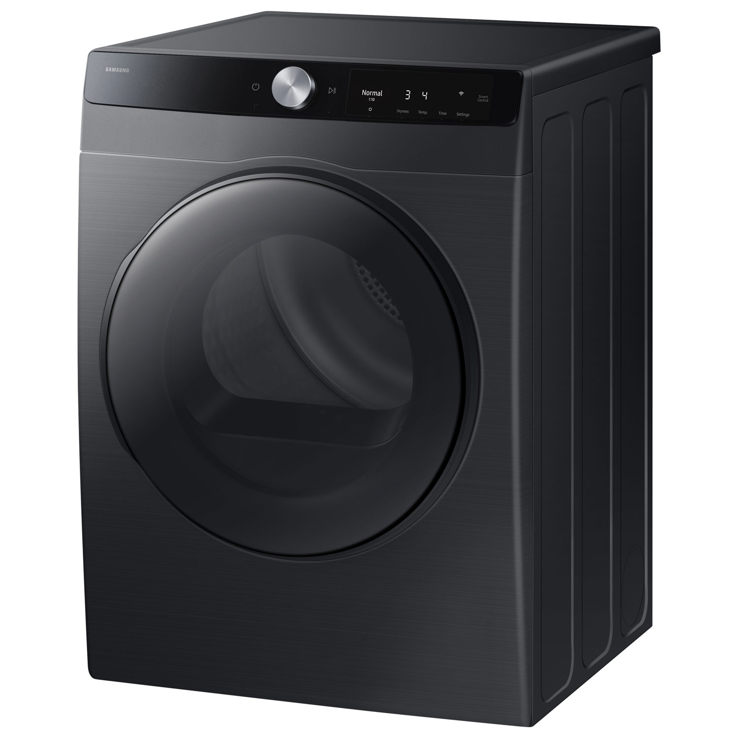 Samsung 4.0 Cu. Ft. Compact Front Load Electric Dryer with Smart Dial and Wi-Fi - Energy Star - Black