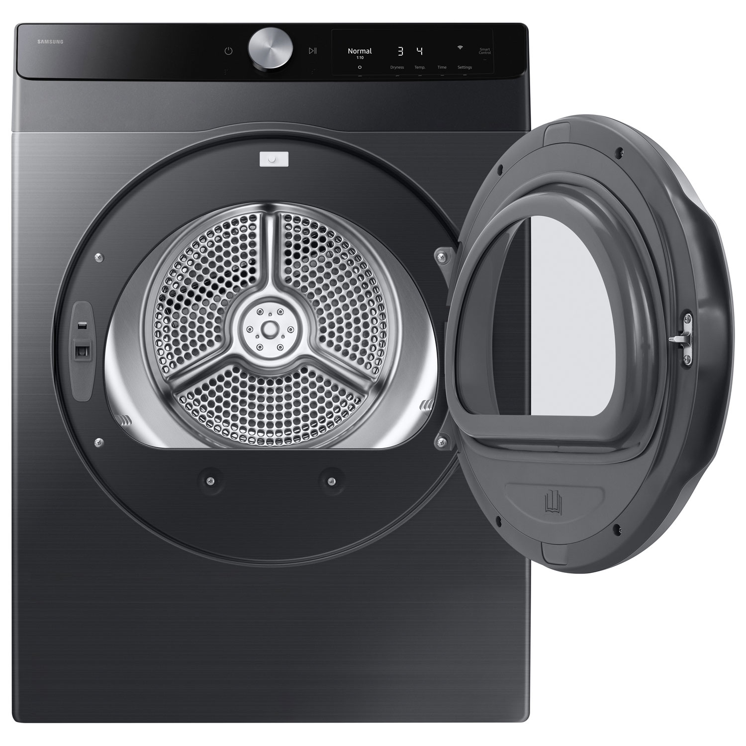 Samsung 4.0 Cu. Ft. Compact Front Load Electric Dryer with Smart Dial and Wi-Fi - Energy Star - Black