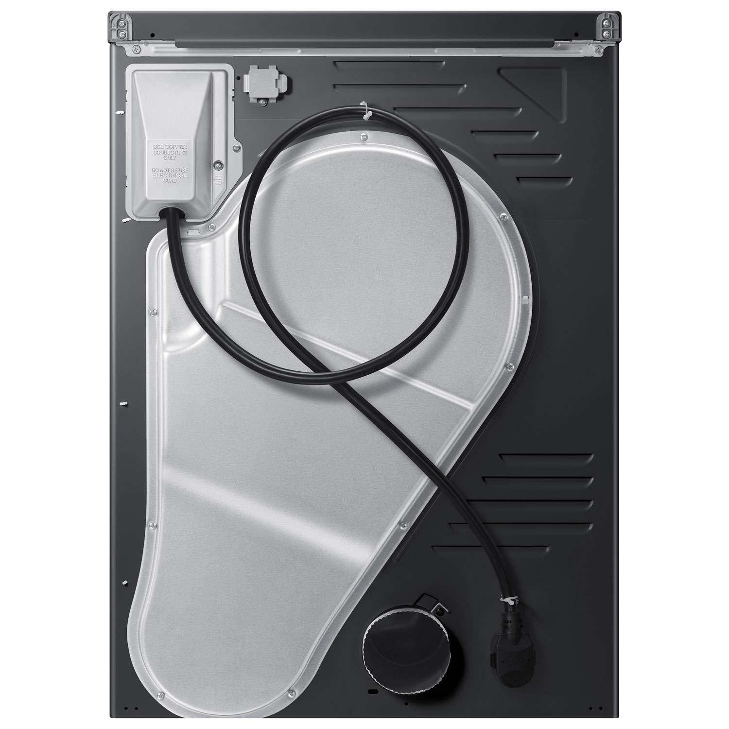 Samsung 4.0 Cu. Ft. Compact Front Load Electric Dryer with Smart Dial and Wi-Fi - Energy Star - Black