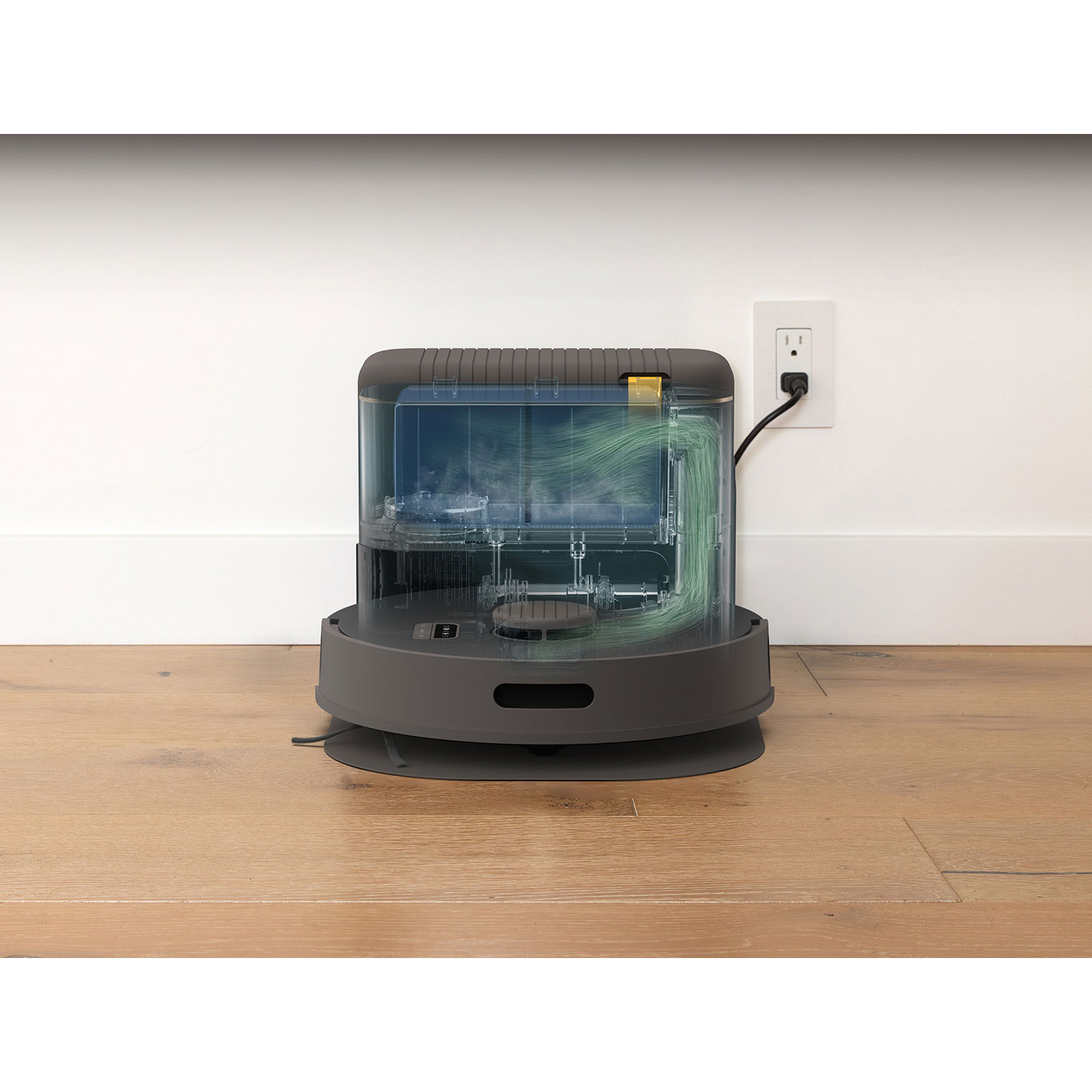 Aspirateur robot-vadrouille connecté Wi-Fi à vidage automatique Bio de bObsweep - Roche - Exclusivité Best Buy