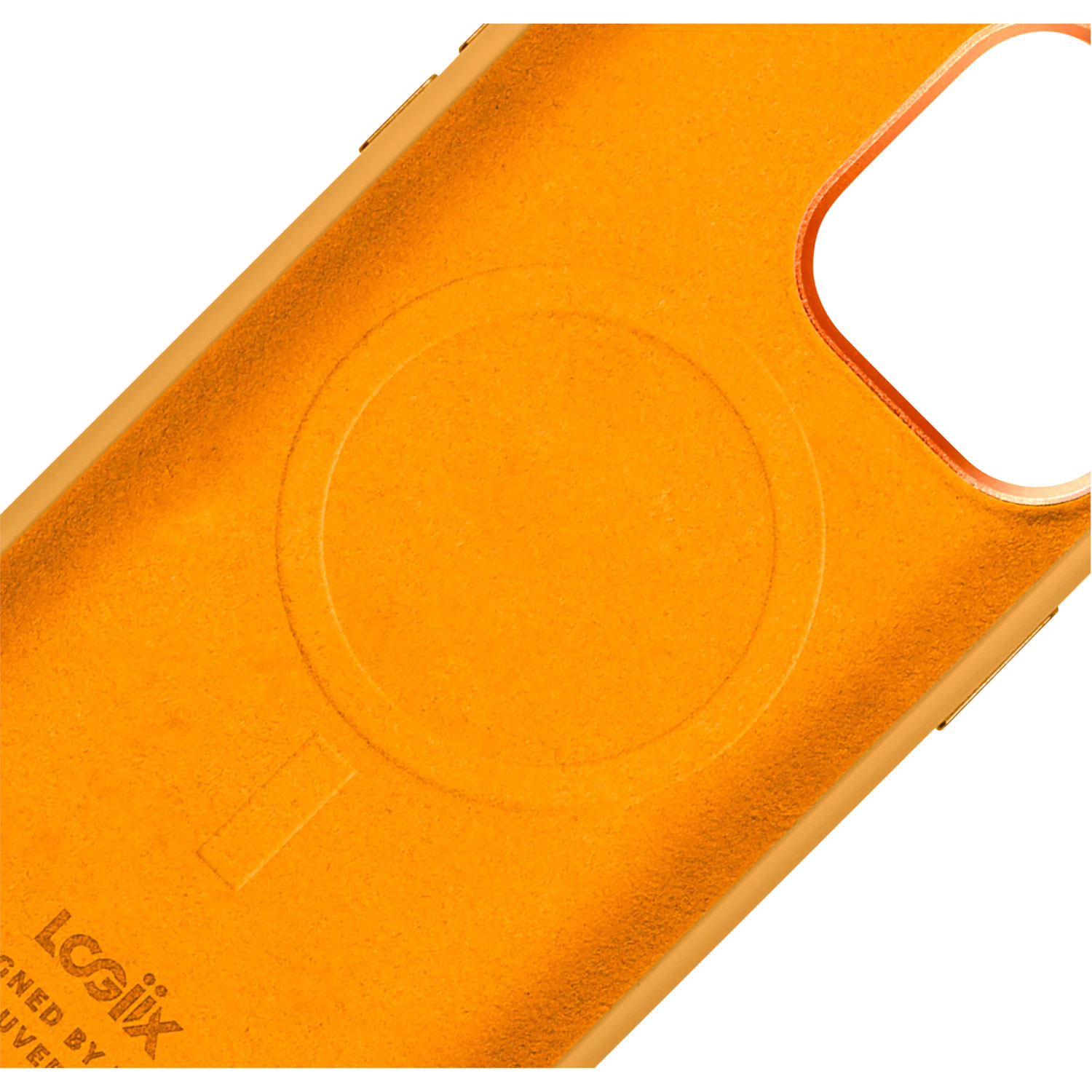 Étui en silicone Vibrance de LOGiiX avec MagSafe pour iPhone 17 Pro - Orange