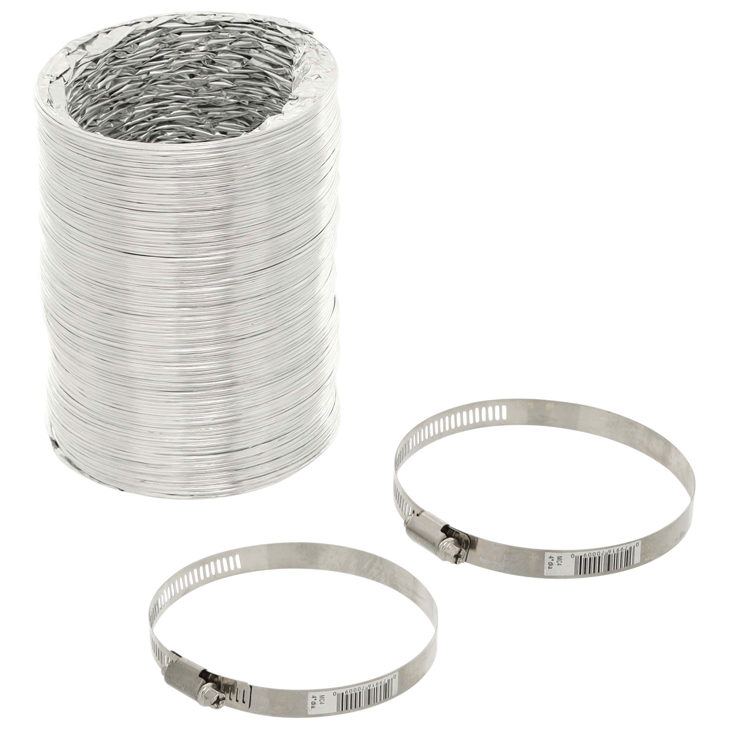 Deflecto 4" x 96" Dryer Vent With 2 Clamps