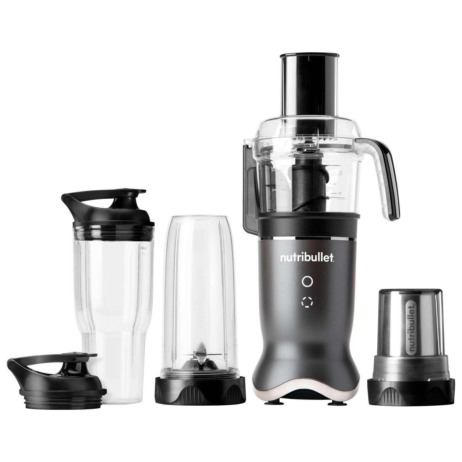 NutriBullet Ultra Plus+ Advance 1200-Watt Compact Kitchen System - Gunmetal Grey