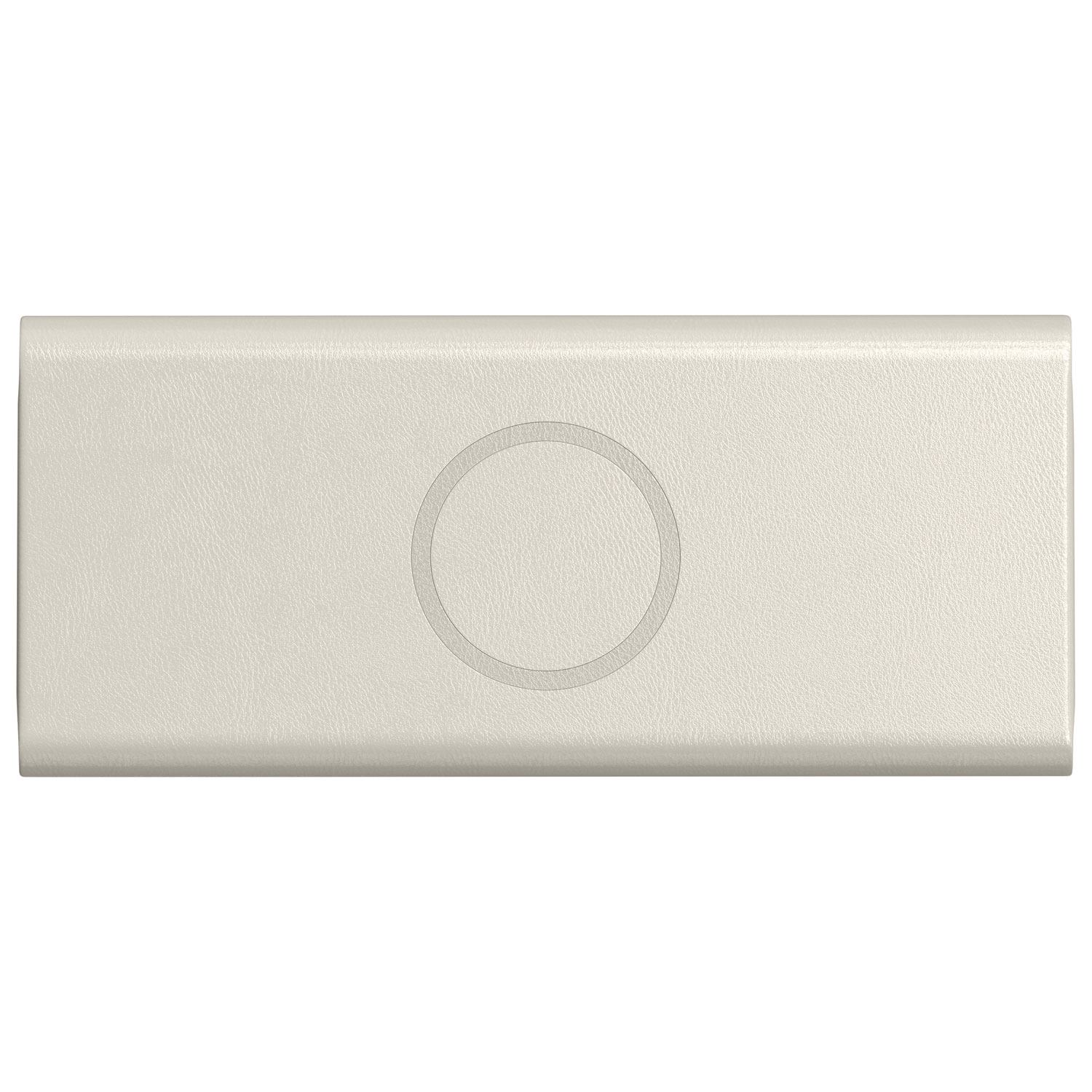 Étui à lunettes de repérage en cuir végétalien avec chargement Qi FindAll de Satechi - Sable