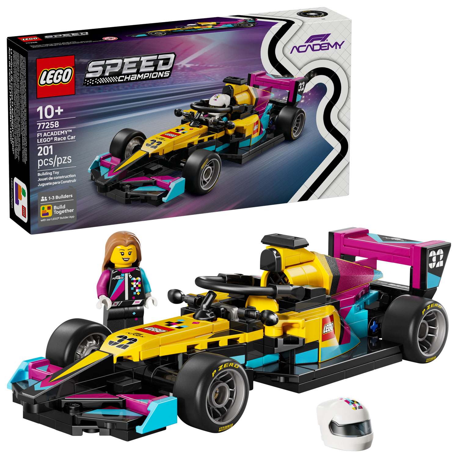 LEGO Speed Champions : La voiture de course F1 ACADEMY LEGO, 201 pièces