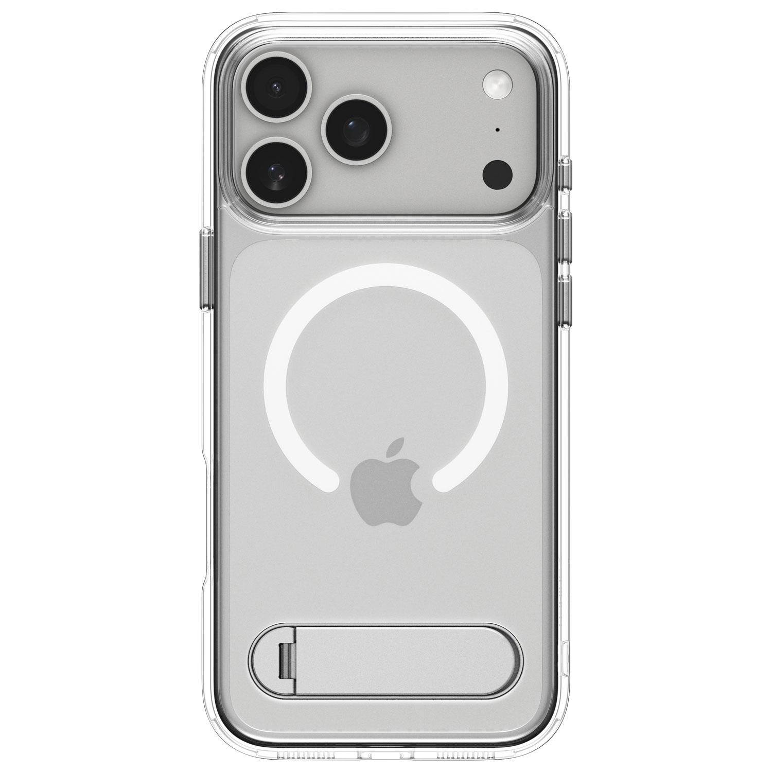 Étui rigide ajusté Slim Armor Essential S MagFit avec MagSafe de Spigen pour iPhone 17 Pro - Transparent