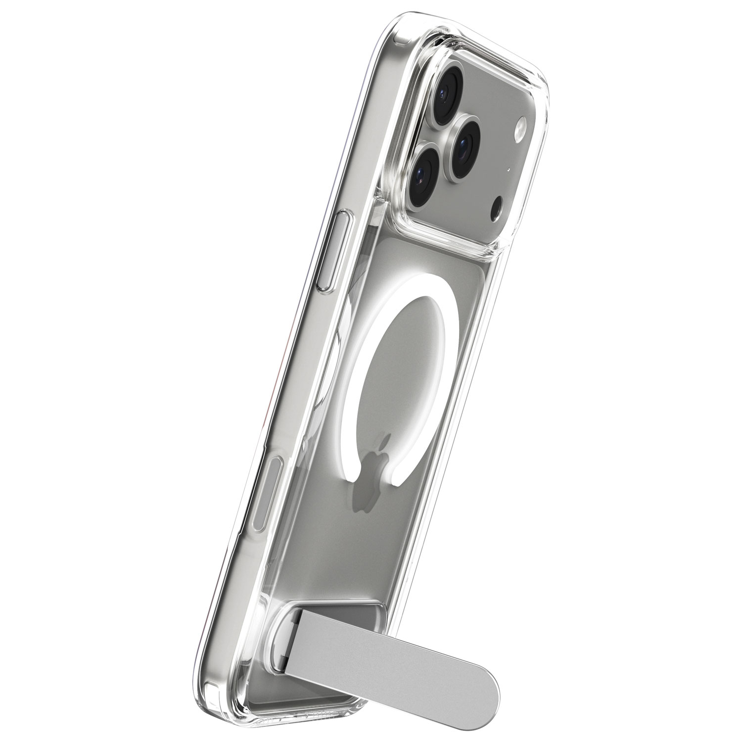 Étui rigide ajusté Slim Armor Essential S MagFit avec MagSafe de Spigen pour iPhone 17 Pro - Transparent