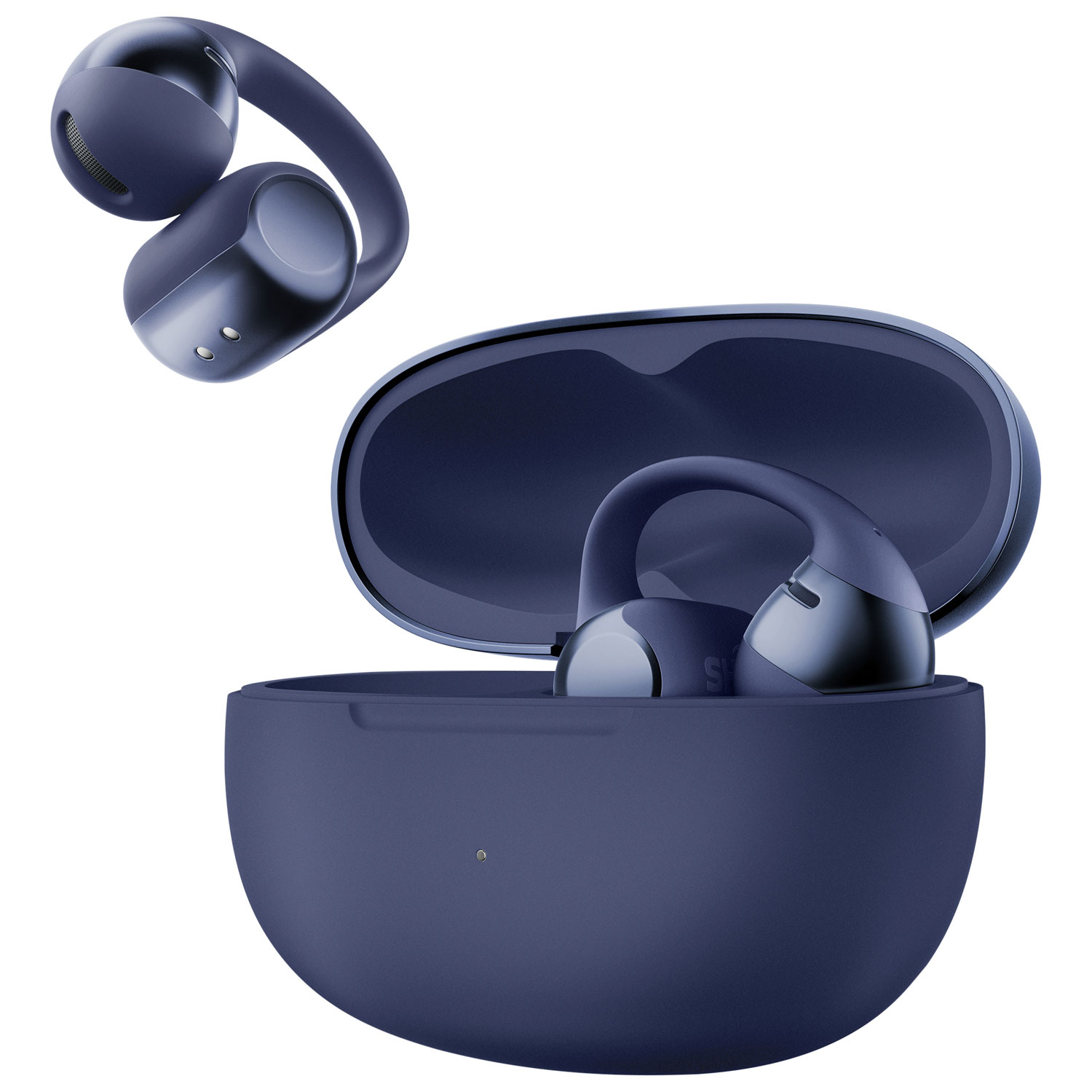 Shokz OpenDots One On-Ear True Wireless Earbuds - Navy Blue - Only at Best Buy