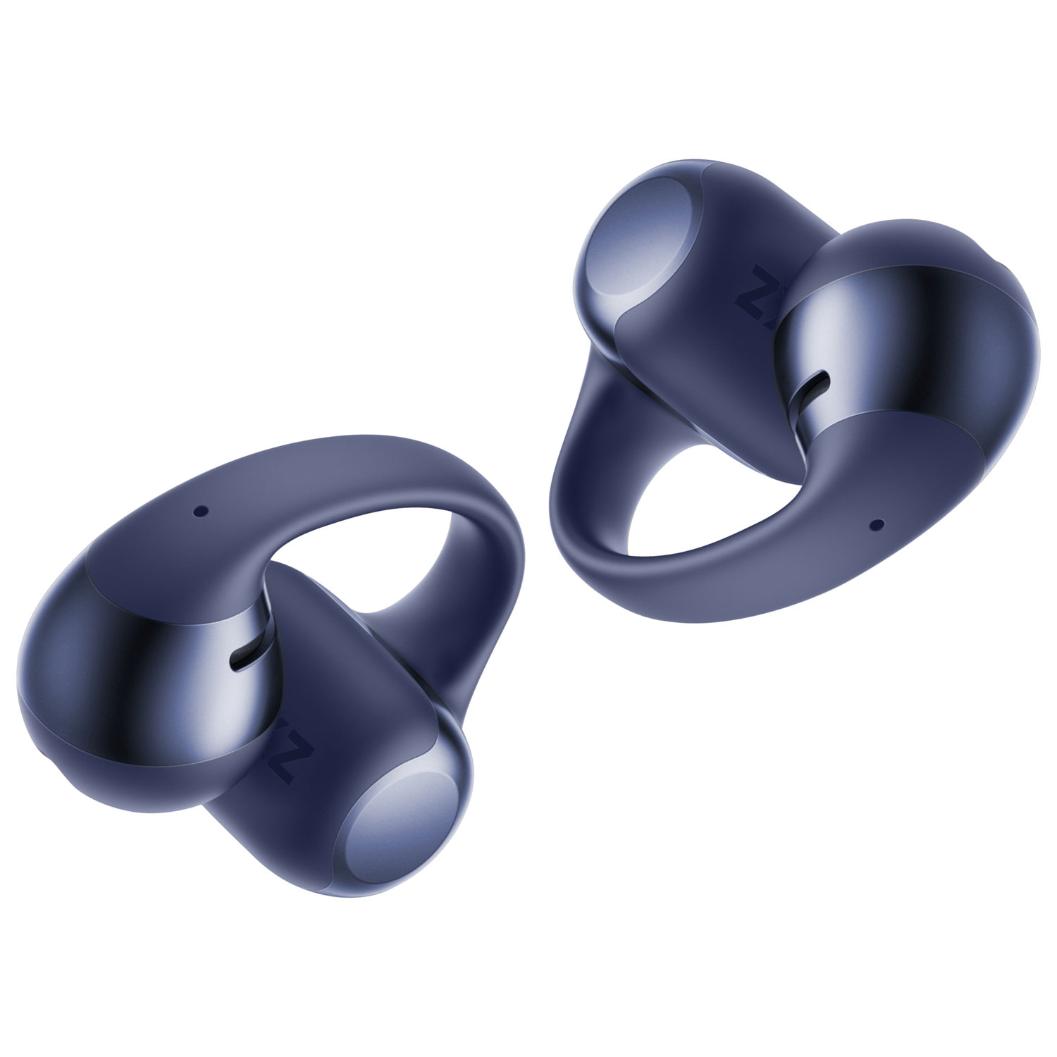 Shokz OpenDots One On-Ear True Wireless Earbuds - Navy Blue - Only at Best Buy