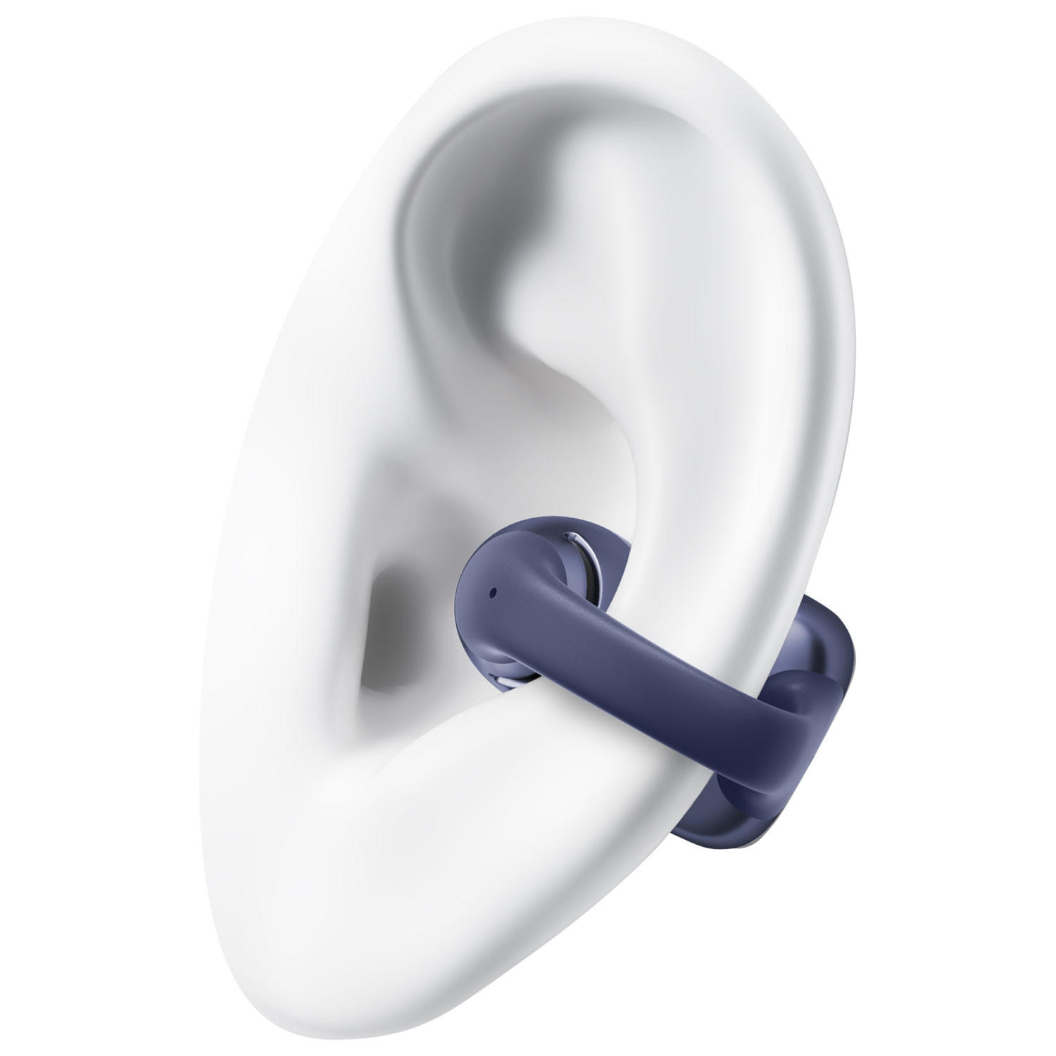 Shokz OpenDots One On-Ear True Wireless Earbuds - Navy Blue - Only at Best Buy