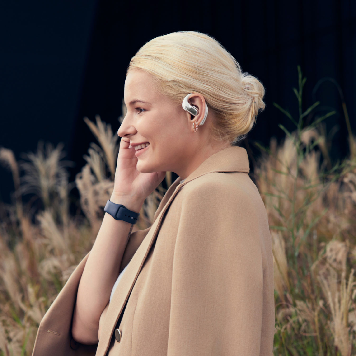 Shokz OpenFit Pro Open-Ear True Wireless Earbuds - White - Exclusive Retail Partner