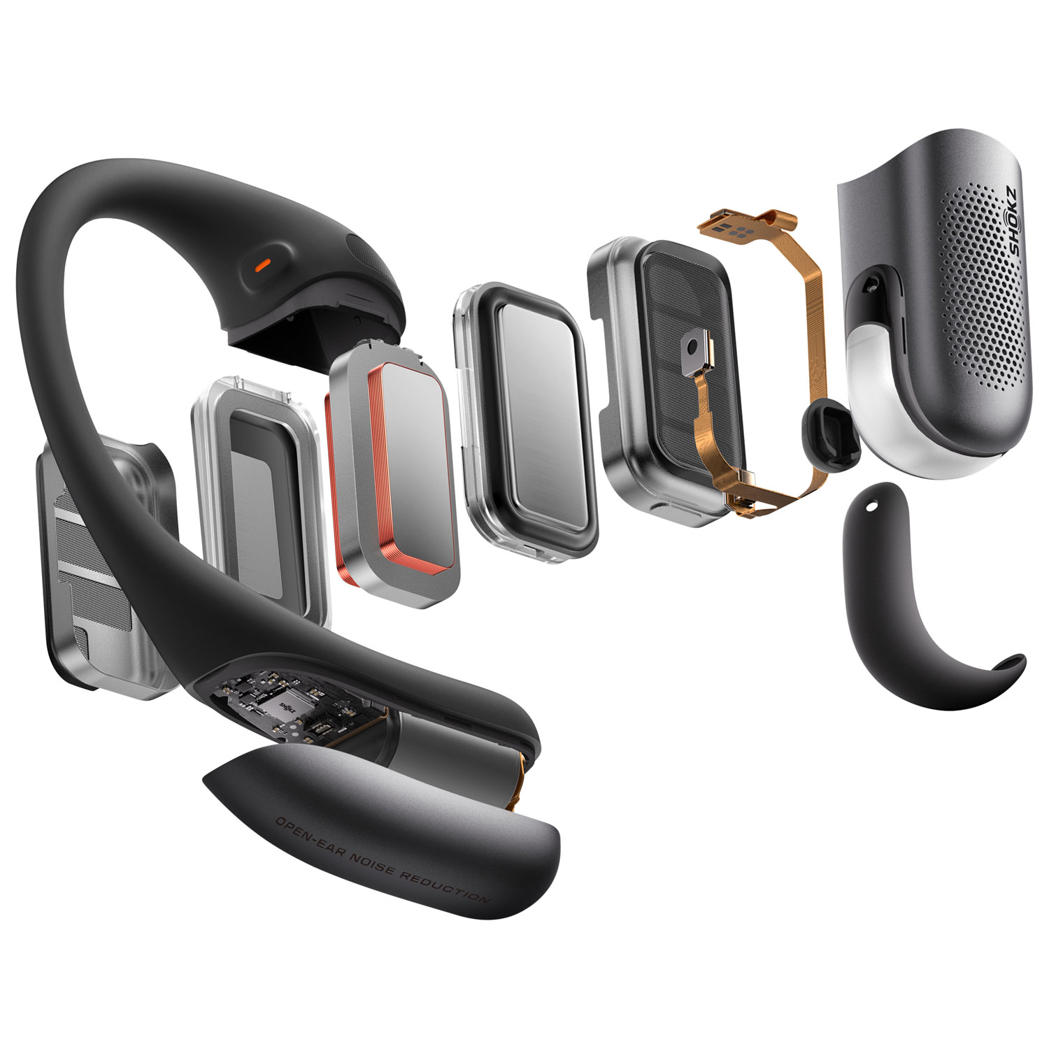 Shokz OpenFit Pro Open-Ear True Wireless Earbuds - Black - Exclusive Retail Partner