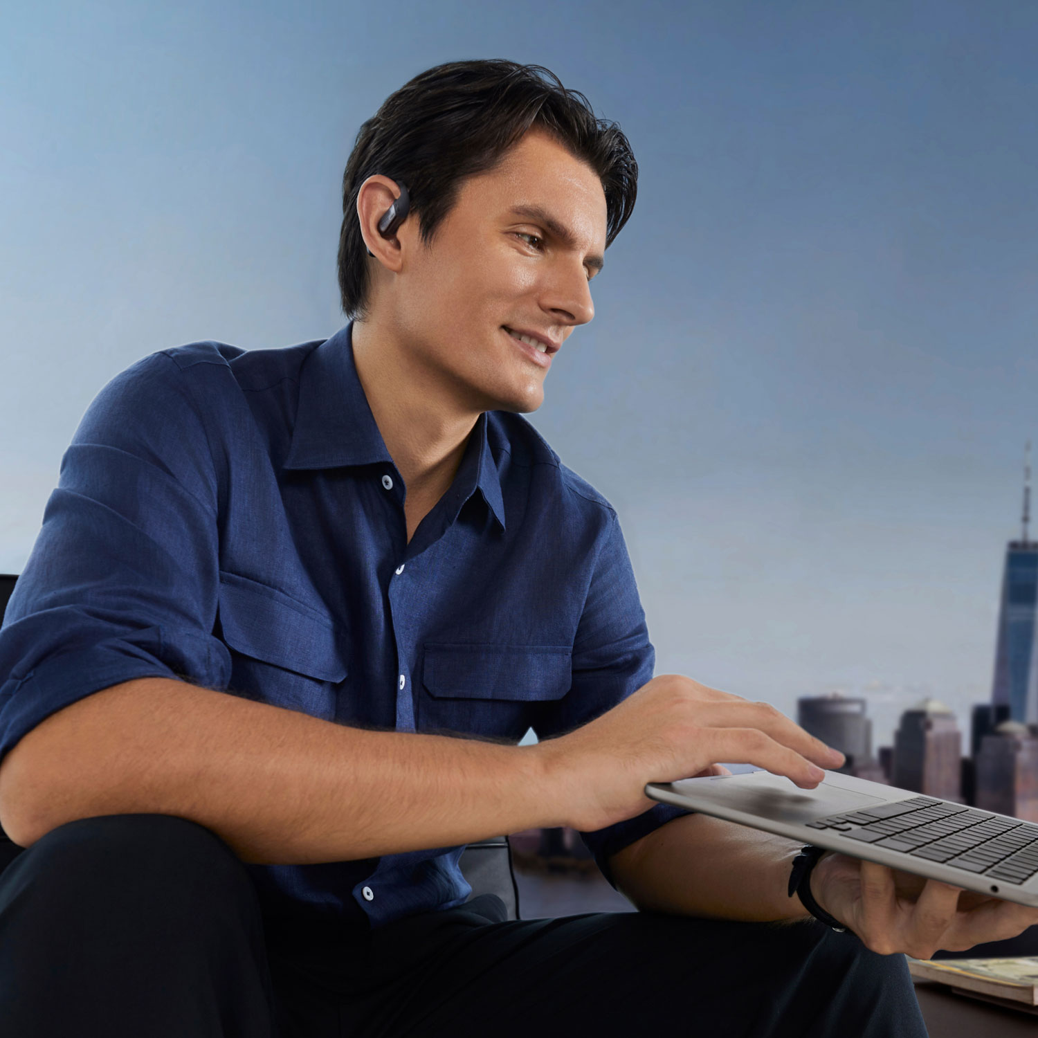 Shokz OpenFit Pro Open-Ear True Wireless Earbuds - Black - Exclusive Retail Partner