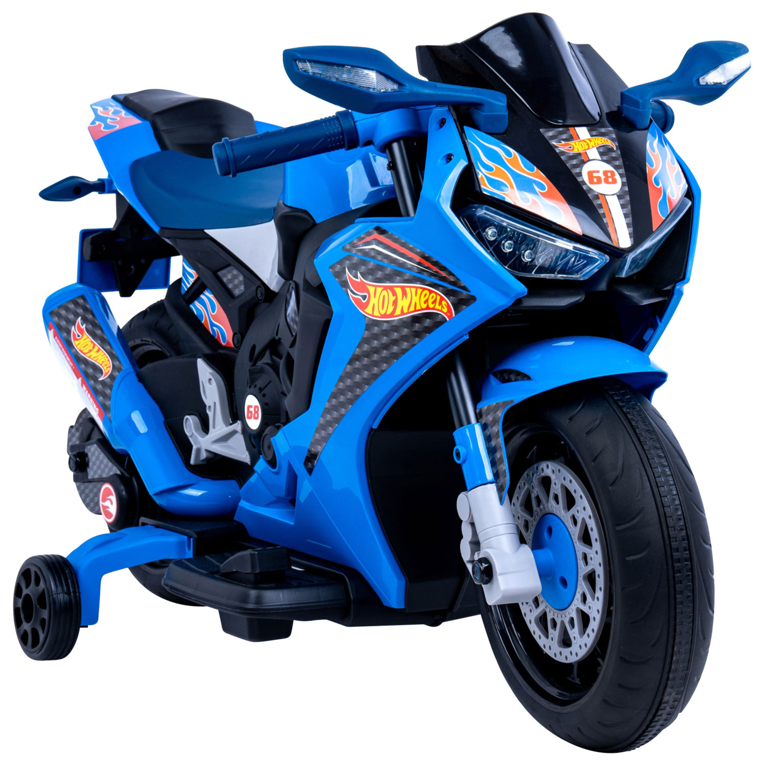 Moto porteuse 6 V Hot Wheels de Flybar - Bleu