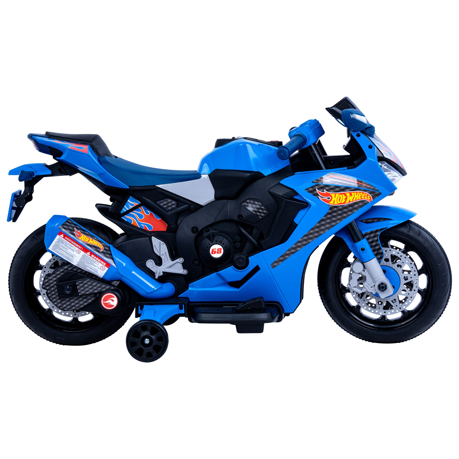 Moto porteuse 6 V Hot Wheels de Flybar - Bleu