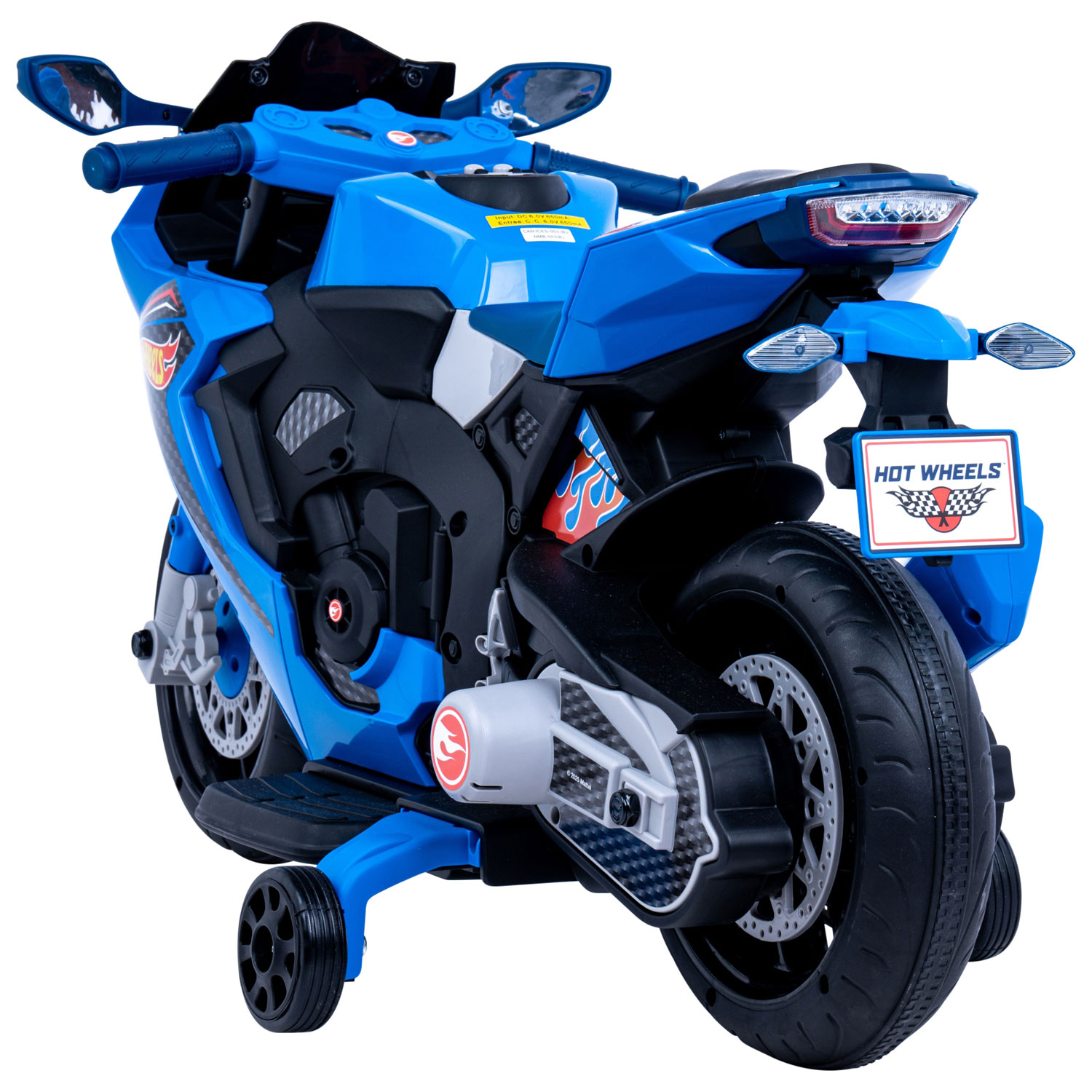 Moto porteuse 6 V Hot Wheels de Flybar - Bleu