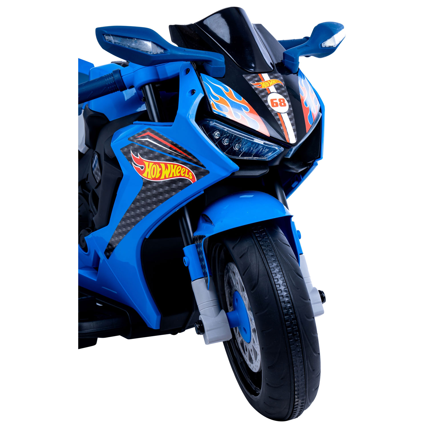 Moto porteuse 6 V Hot Wheels de Flybar - Bleu