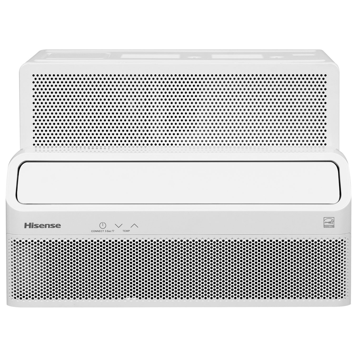 Hisense 4-in-1 UltraSlim Fenêtre Air Conditionneur - 8000 BTU (350 Couverture) - 52dB, Télécommande - blanc