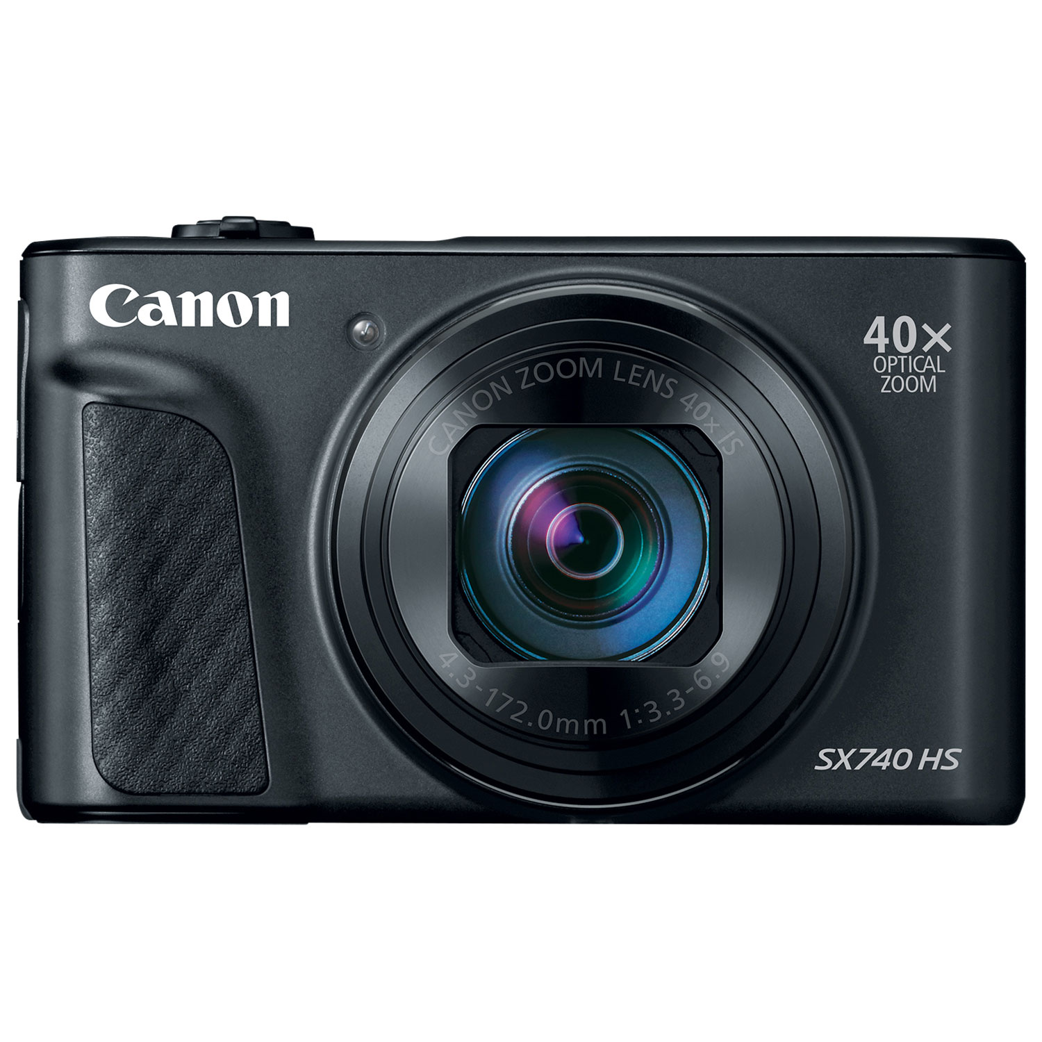 Canon PowerShot SX740 HS Wi-Fi 20.3MP 40x Optical Zoom Digital Camera - Black