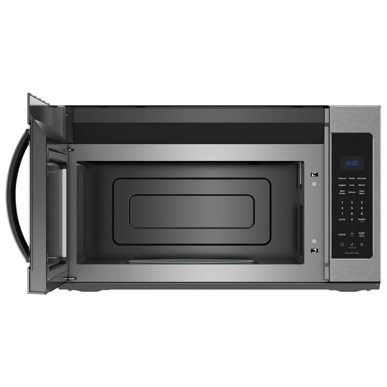 Four à micro-ondes à hotte intégrée de Whirlpool - 1,9 pi³ - Acier inoxydable