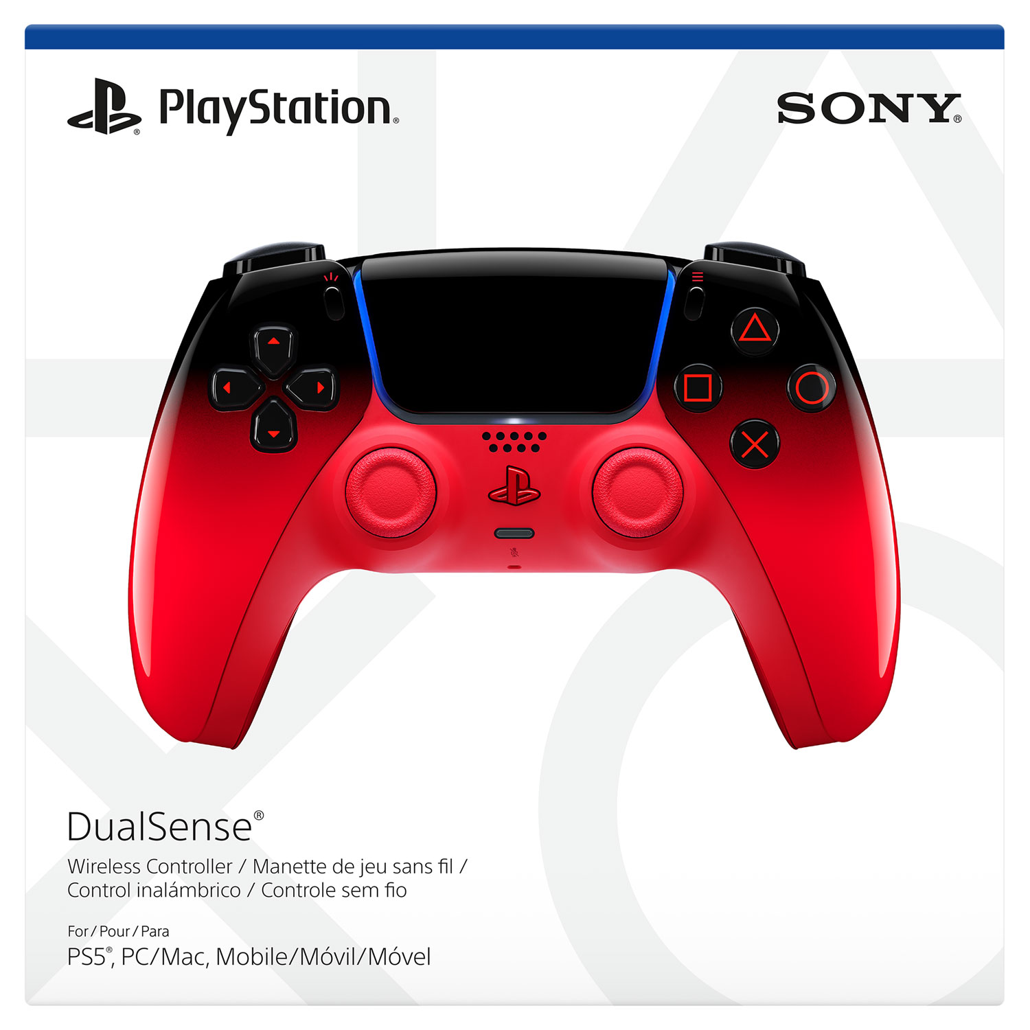 PlayStation 5 DualSense Wireless Controller - Techno Red