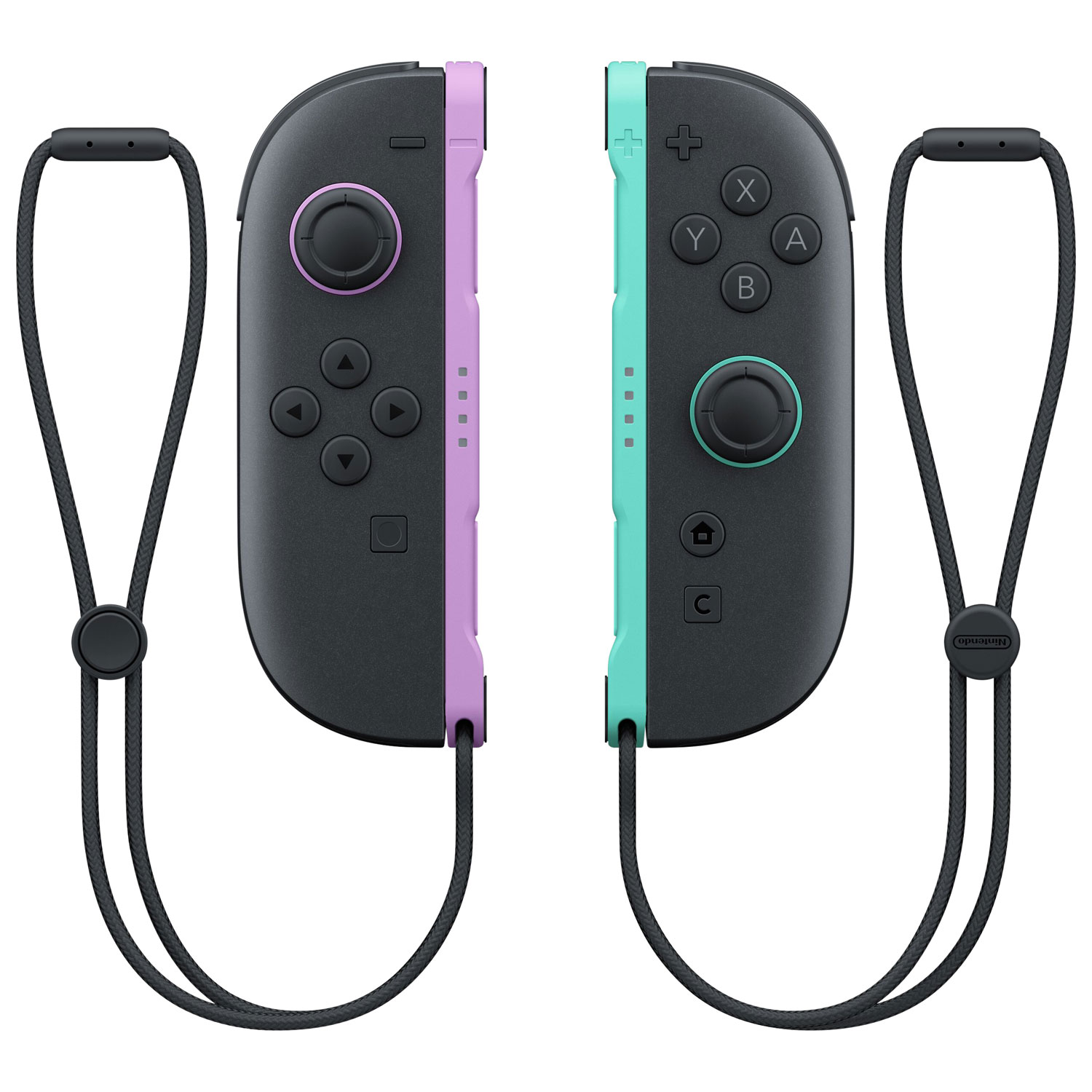 Nintendo Switch 2 Left and Right Joy-Con 2 Controllers - Purple/Light Green