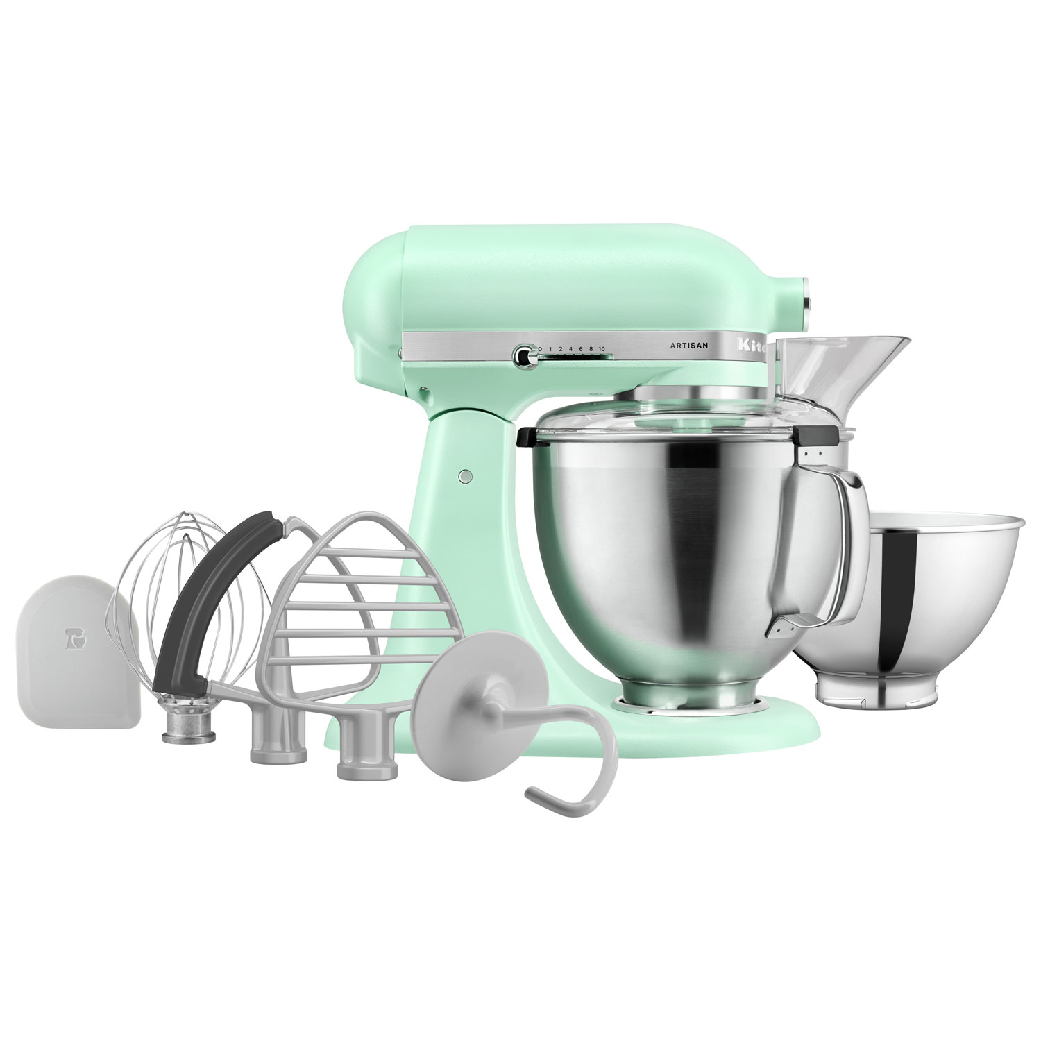 KitchenAid Artisan Tilt-Head Stand Mixer w/ Accessory Pack -5Qt-325-Watt- Spearmint - Colour of the Year - Exclusive Retail Partner