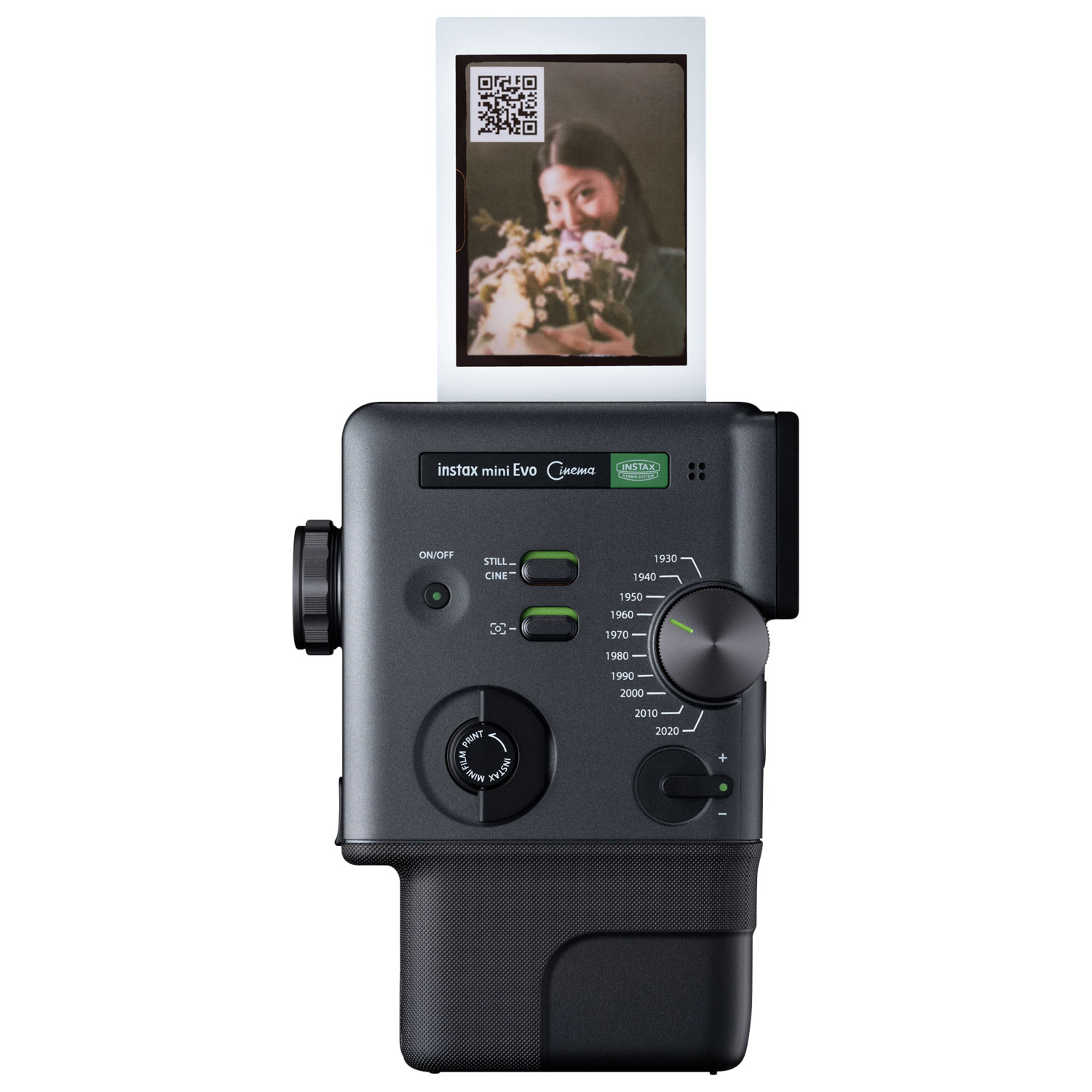 Fujifilm Instax Mini Evo Cinema Hybrid Instant Camera - Black