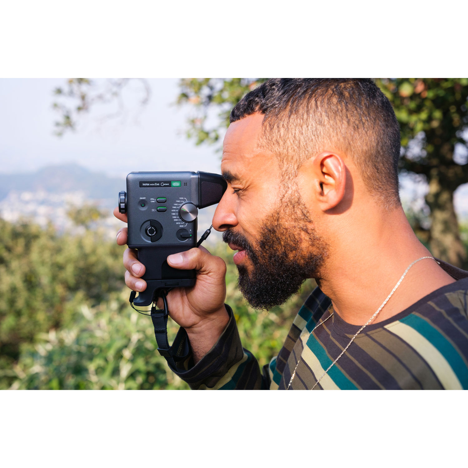 Fujifilm Instax Mini Evo Cinema Hybrid Instant Camera - Black