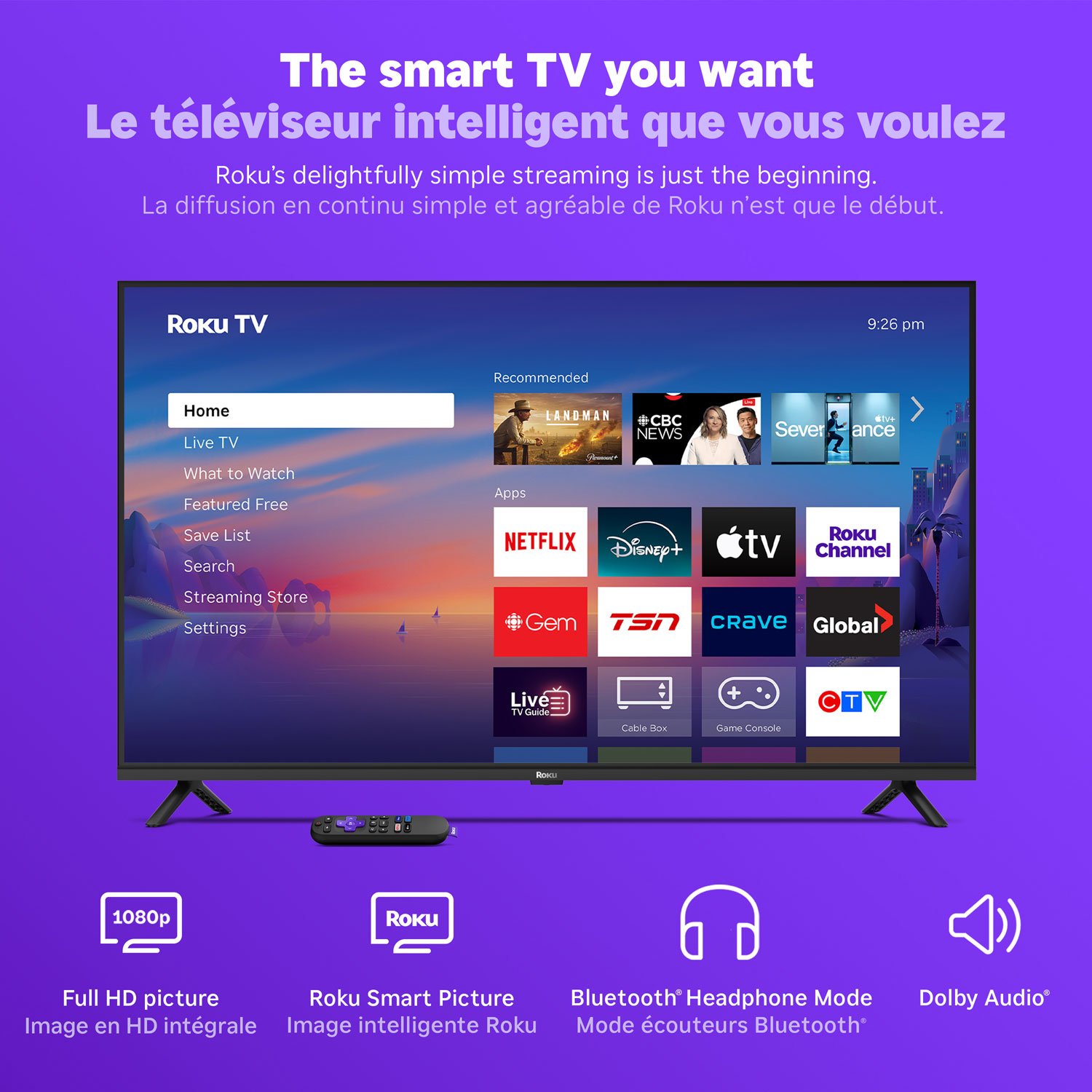 Roku 40" Select Series 1080p HD LED Roku Smart TV