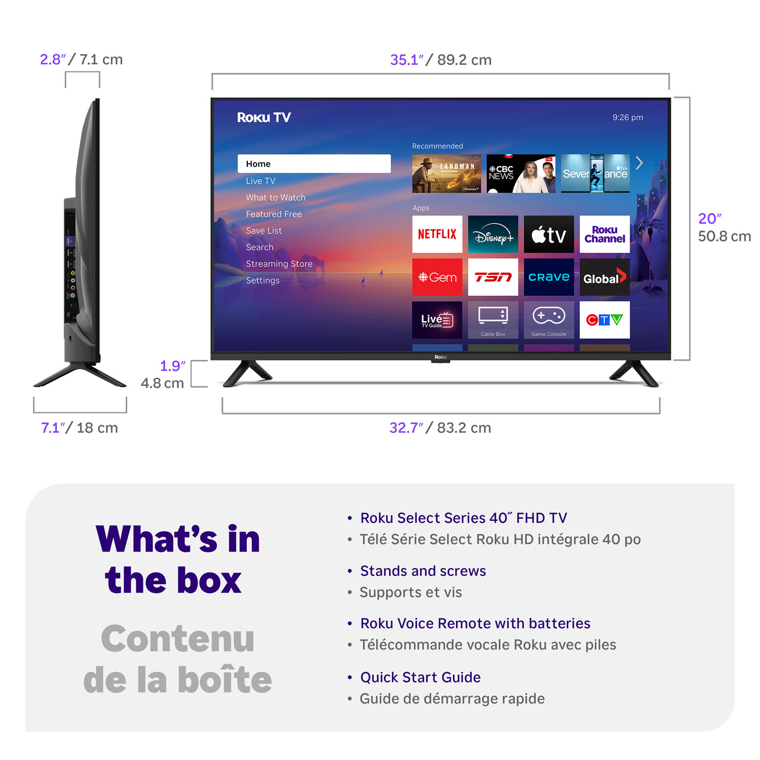 Roku 40" Select Series 1080p HD LED Roku Smart TV