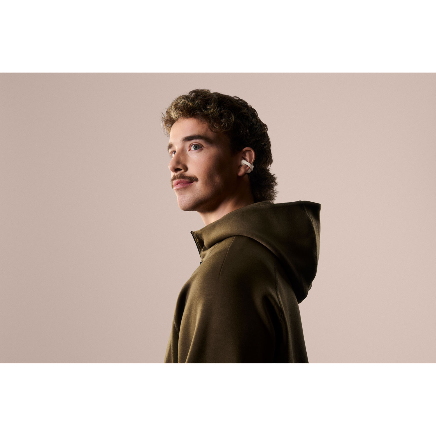 Écouteurs boutons ouverts à pince 100 % sans fil LinkBuds de Sony - Gris beige