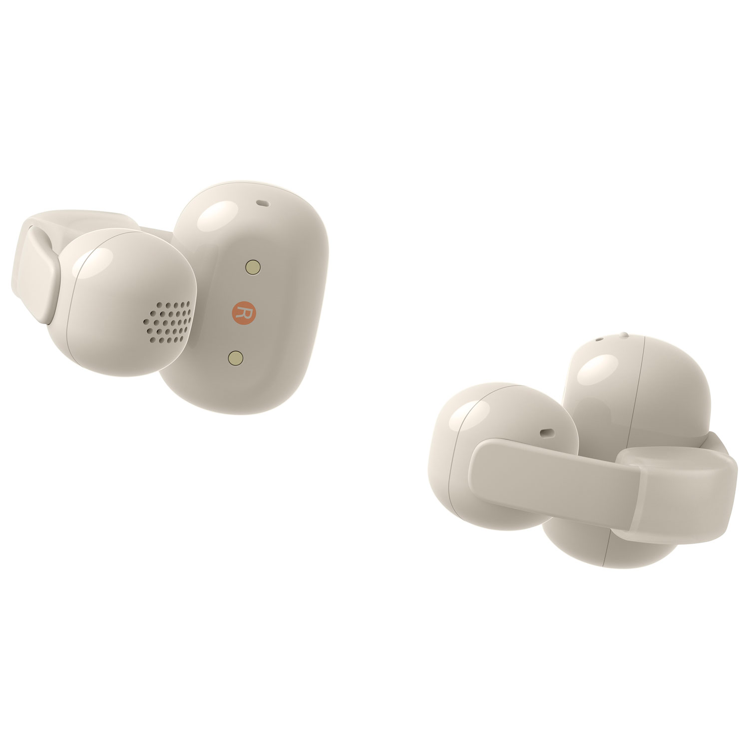 Écouteurs boutons ouverts à pince 100 % sans fil LinkBuds de Sony - Gris beige