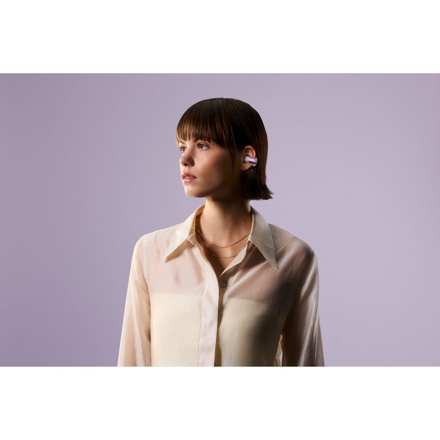 Écouteurs boutons ouverts à pince 100 % sans fil LinkBuds de Sony - Lavande