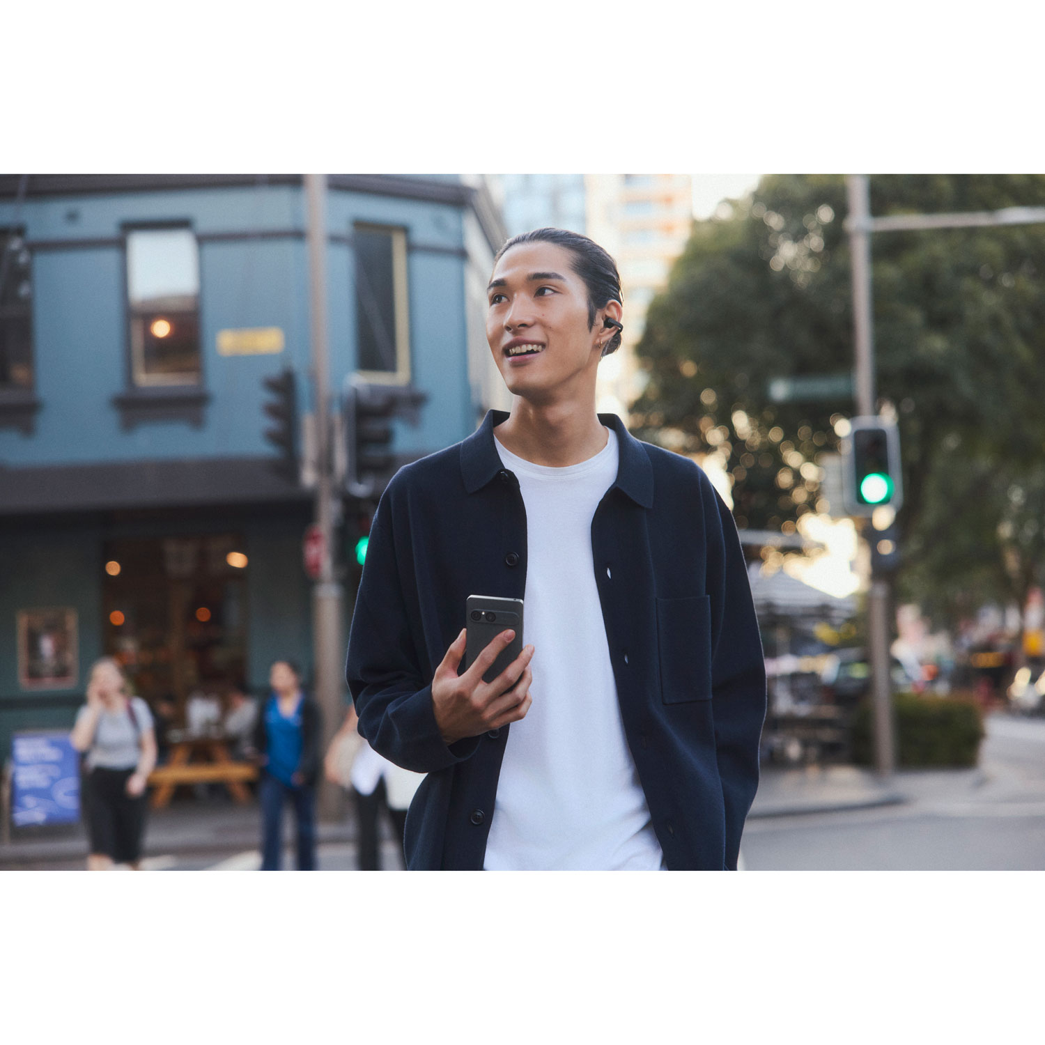 Écouteurs boutons ouverts à pince 100 % sans fil LinkBuds de Sony - Noir