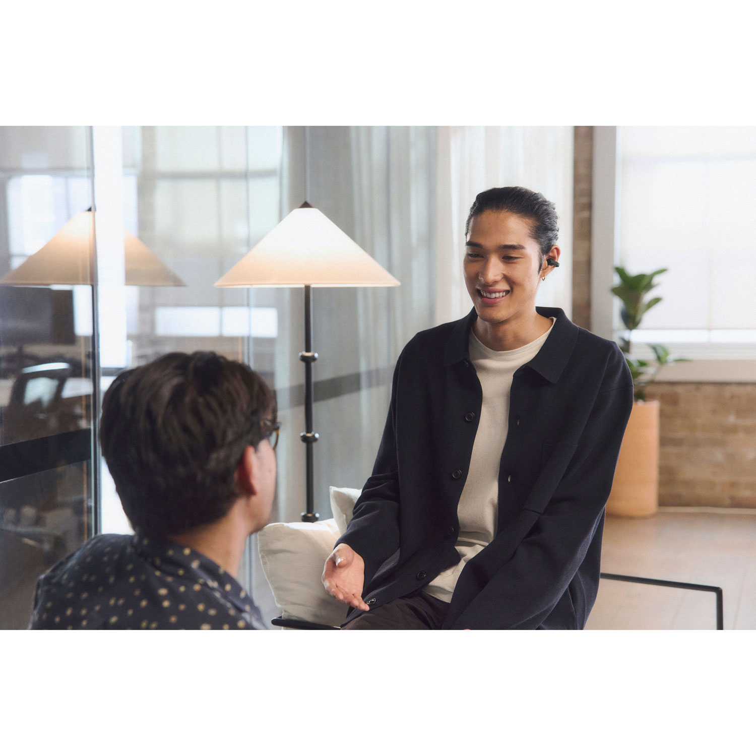 Écouteurs boutons ouverts à pince 100 % sans fil LinkBuds de Sony - Noir