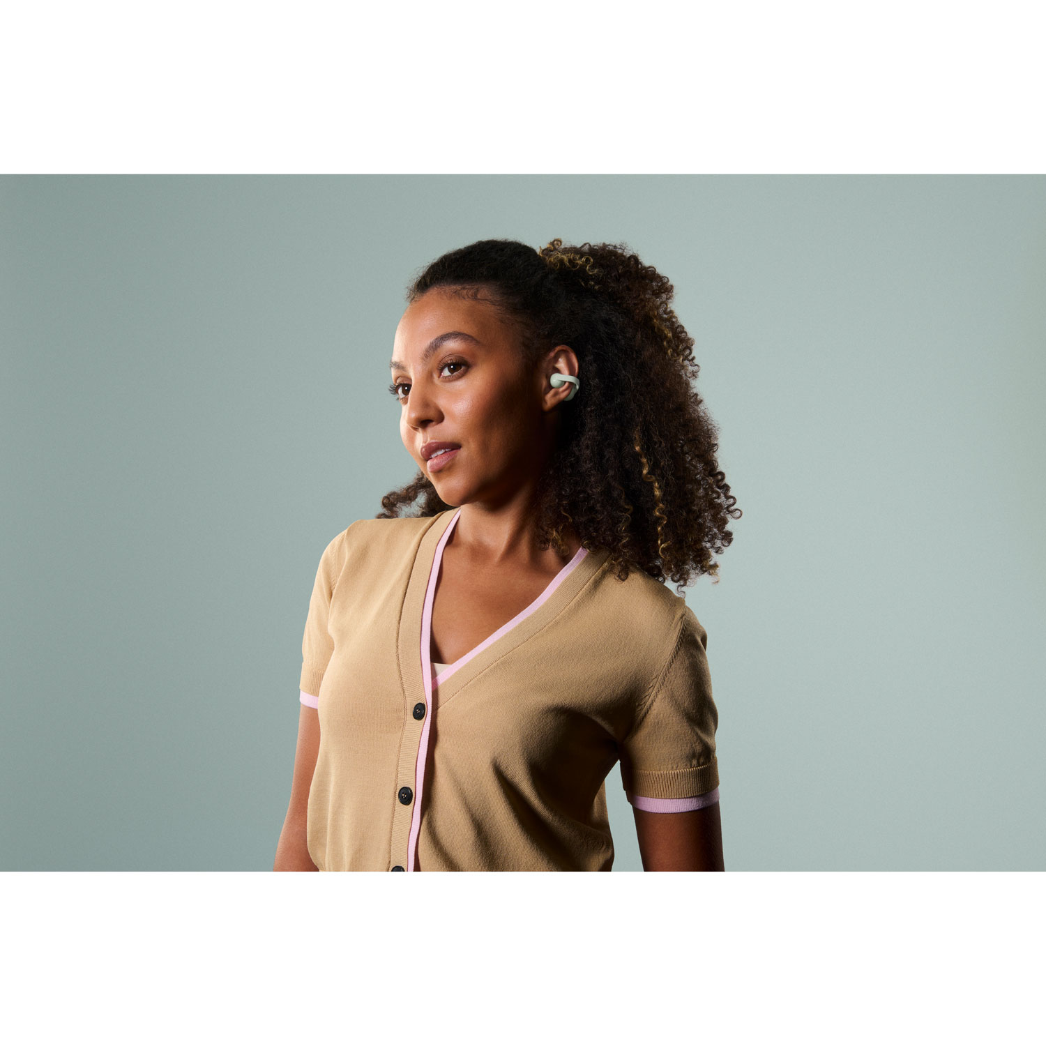 Écouteurs boutons ouverts à pince 100 % sans fil LinkBuds de Sony - Vert