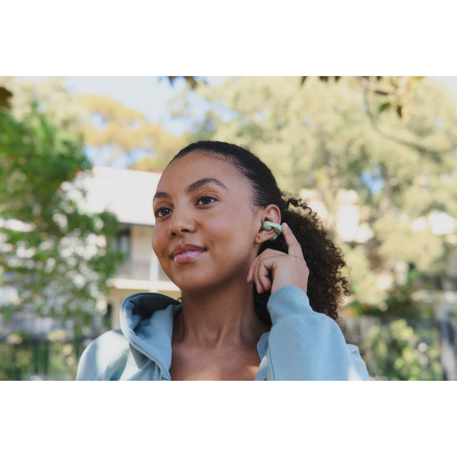 Écouteurs boutons ouverts à pince 100 % sans fil LinkBuds de Sony - Vert