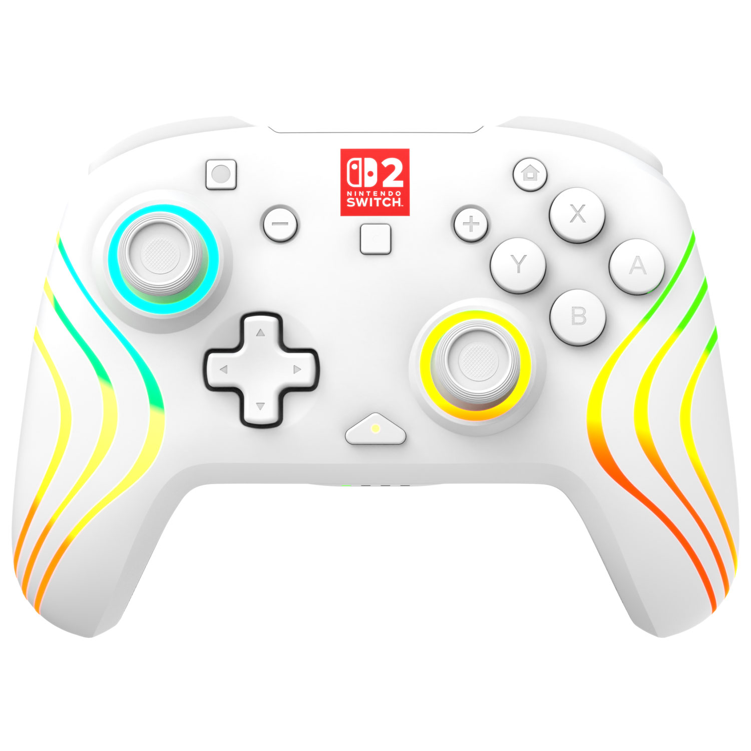 Turtle Beach Afterglow Wave Wireless RGB Gaming Controller for Nintendo Switch/Switch 2 - White